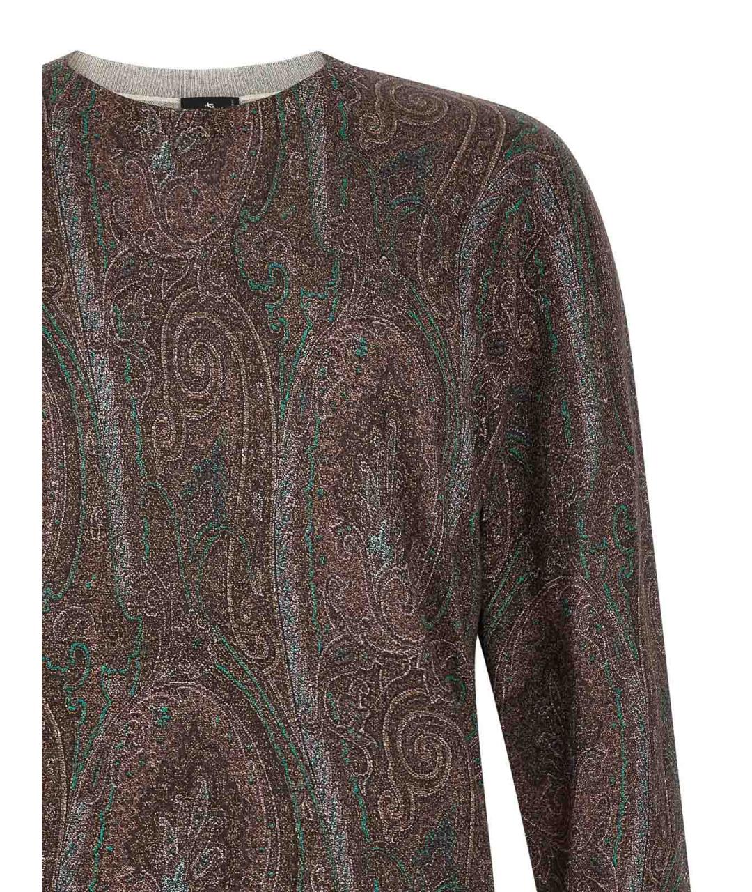 ETRO Бордовый кашемировый джемпер / свитер, фото 3
