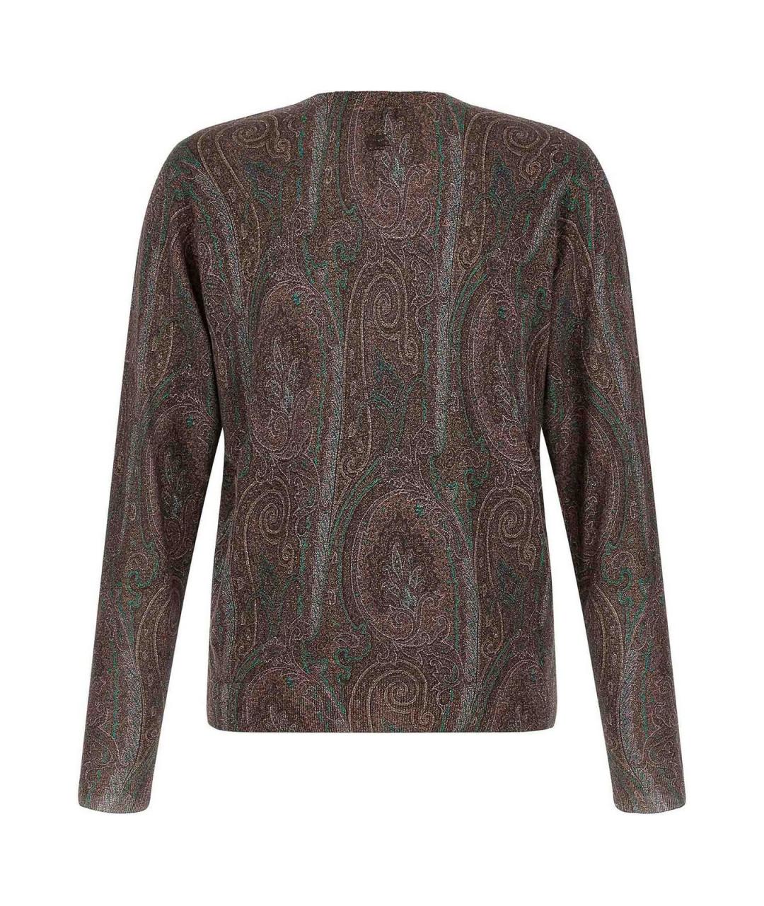 ETRO Бордовый кашемировый джемпер / свитер, фото 2
