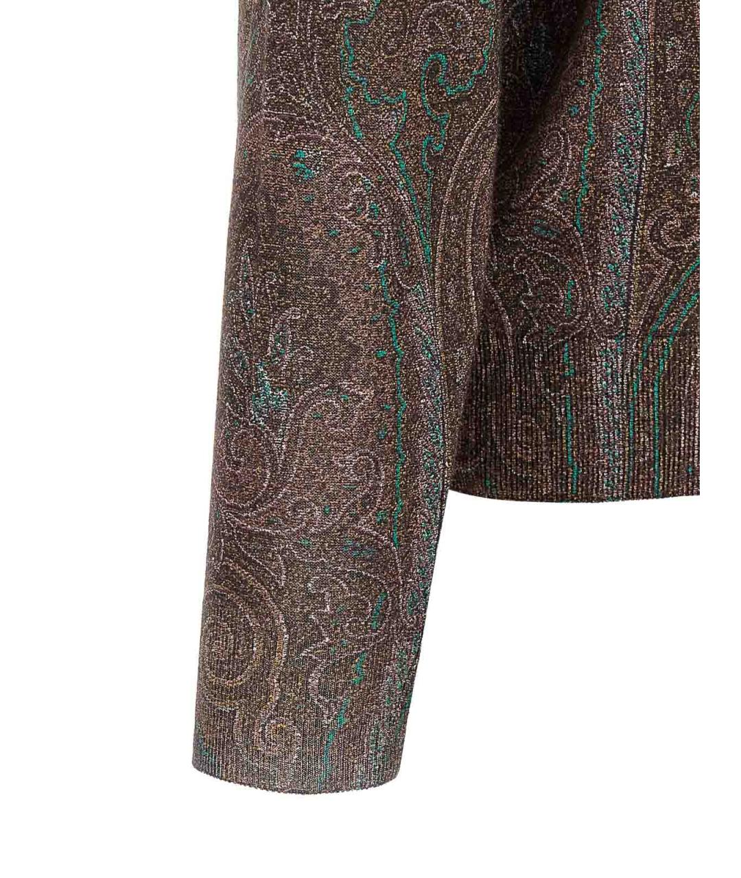 ETRO Бордовый кашемировый джемпер / свитер, фото 4