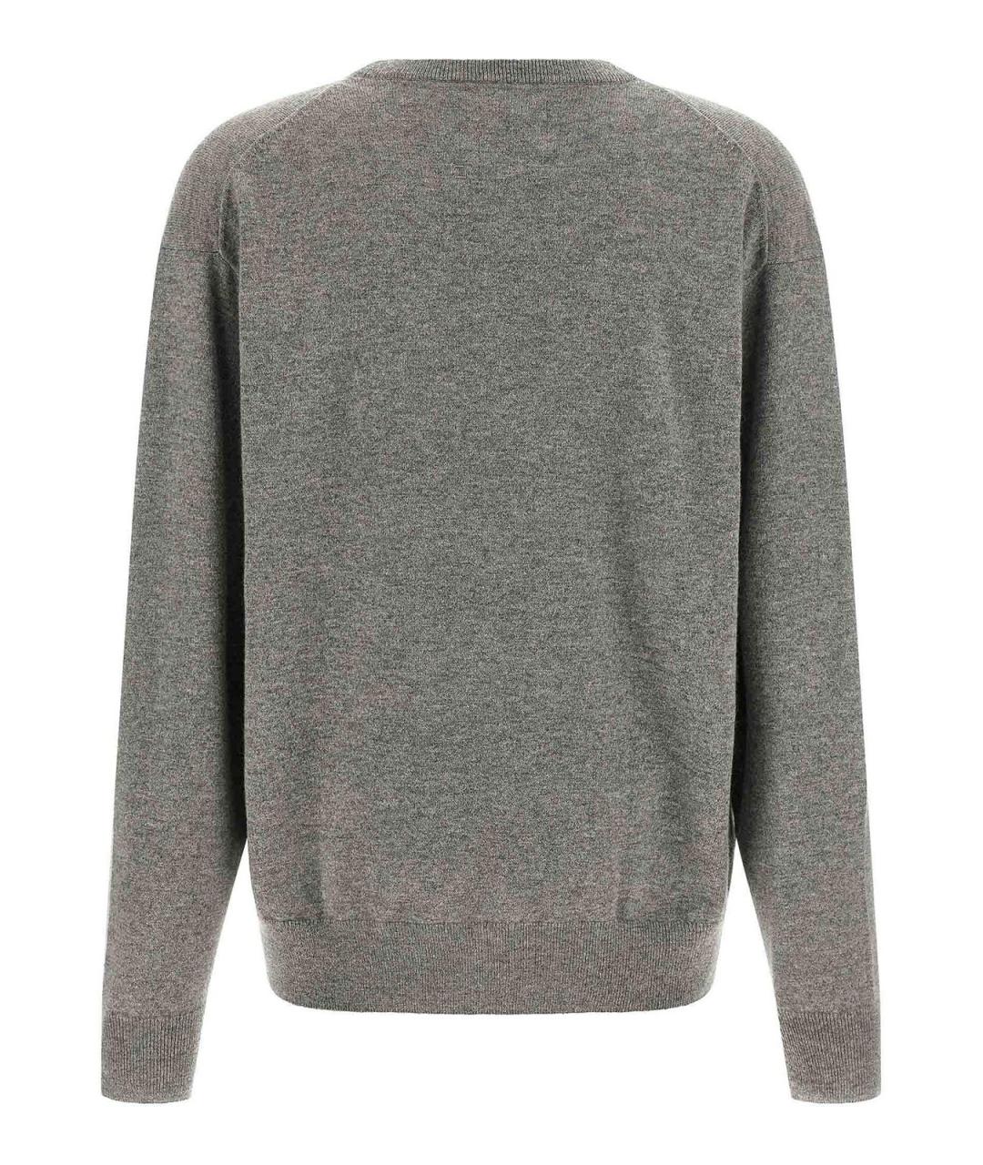 EXTREME CASHMERE Серый кашемировый джемпер / свитер, фото 2