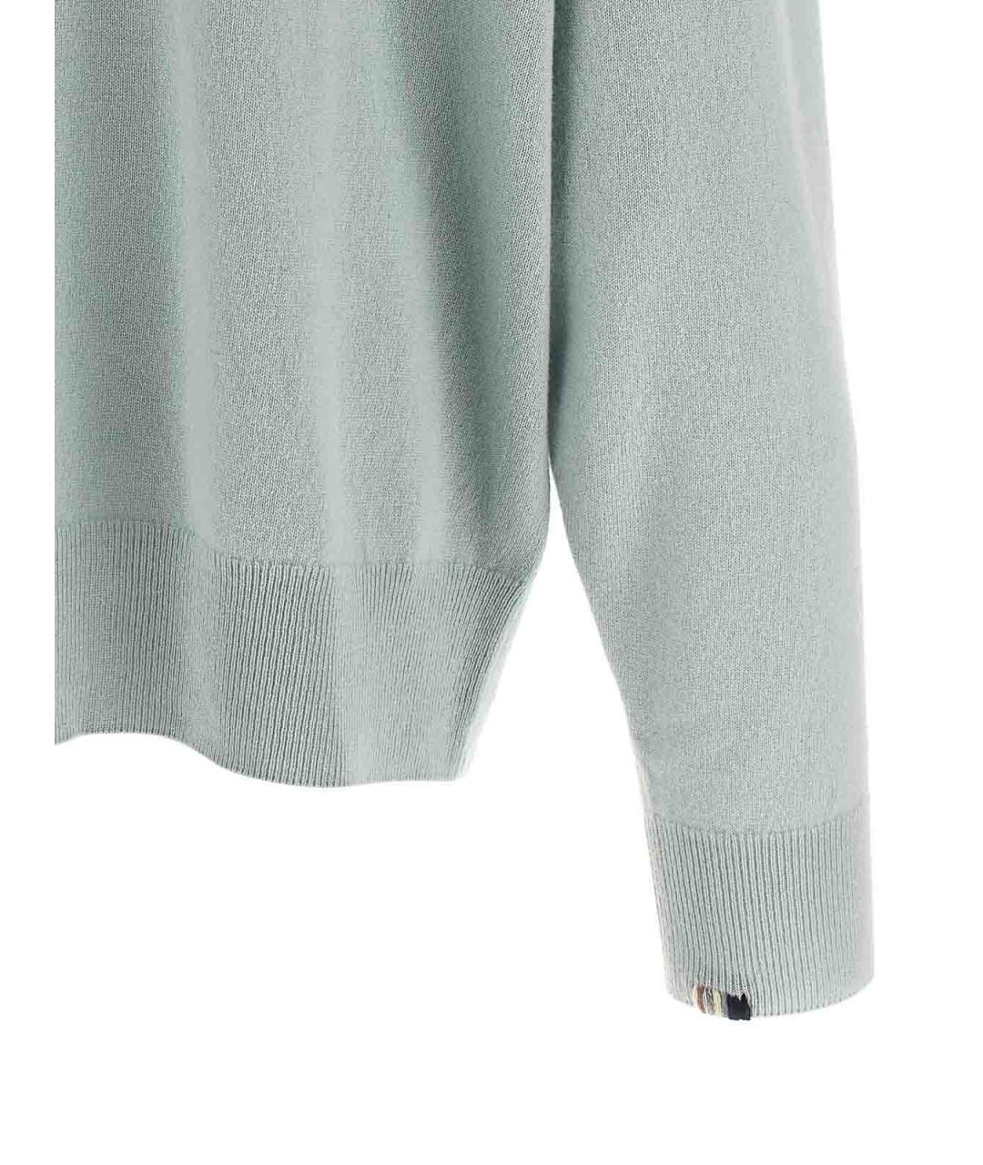 EXTREME CASHMERE Голубой кашемировый джемпер / свитер, фото 4