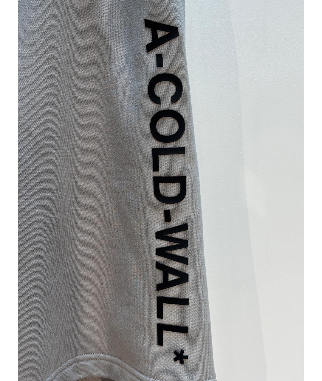 A-COLD-WALL* Серые хлопковые шорты, фото 7
