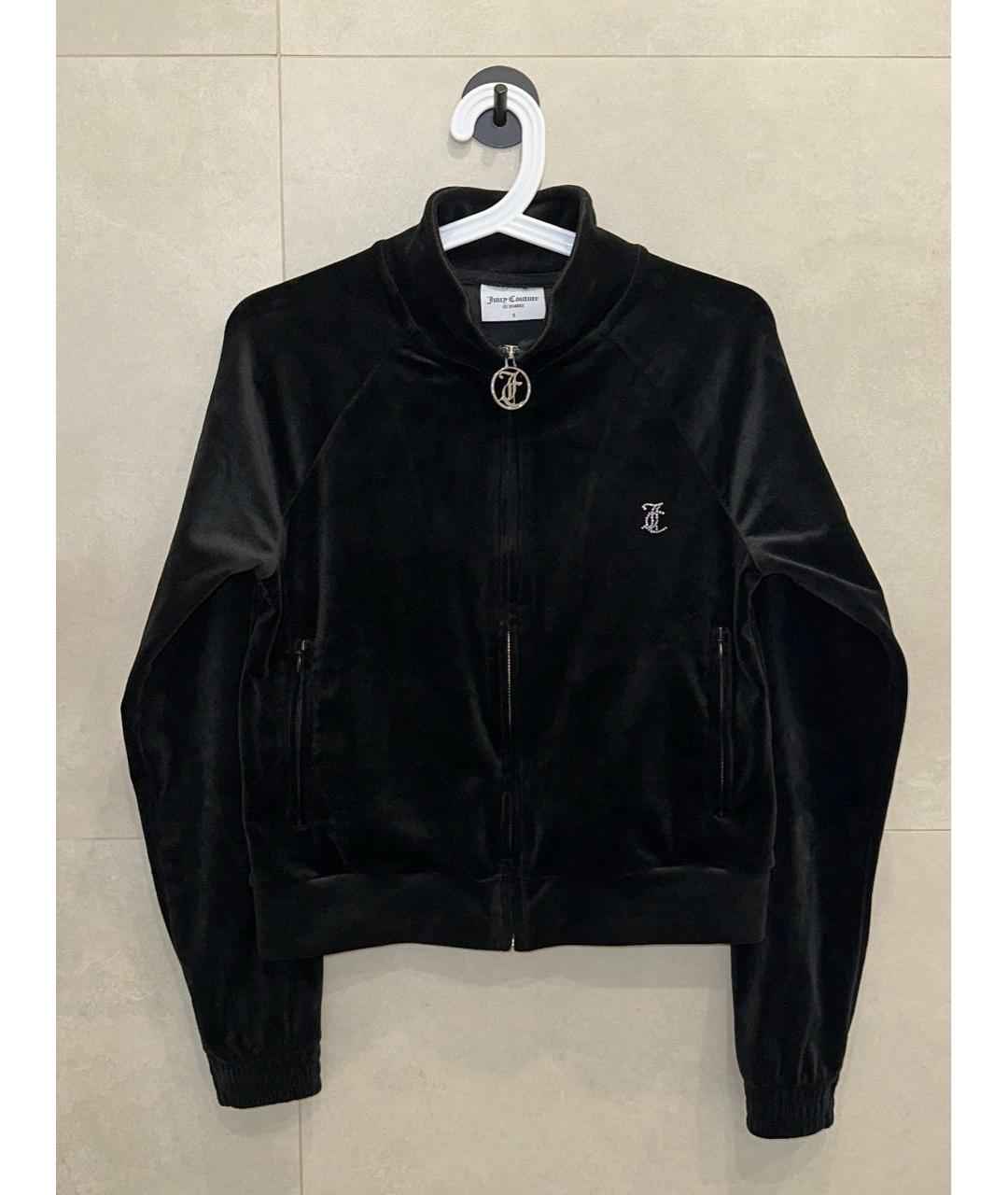 JUICY COUTURE Черный велюровый спортивные костюмы, фото 2