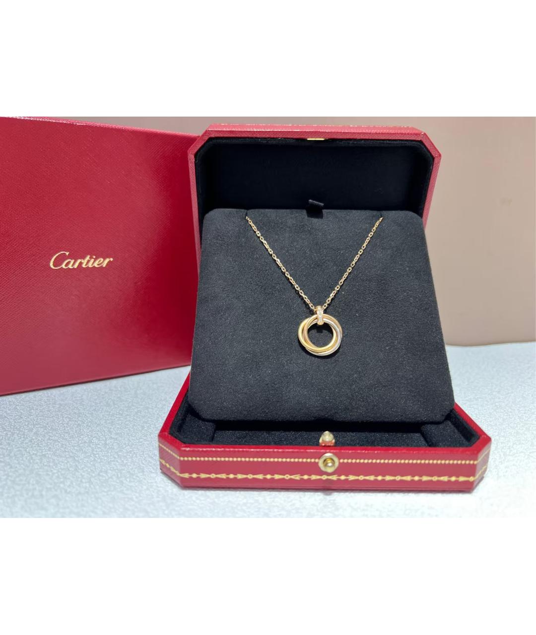 CARTIER Золотая подвеска, фото 2