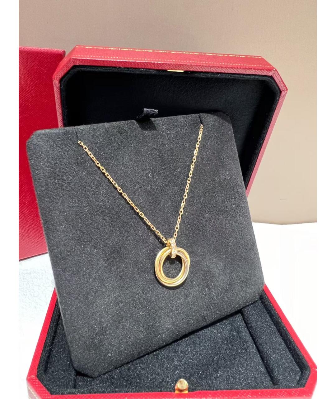CARTIER Золотая подвеска, фото 3