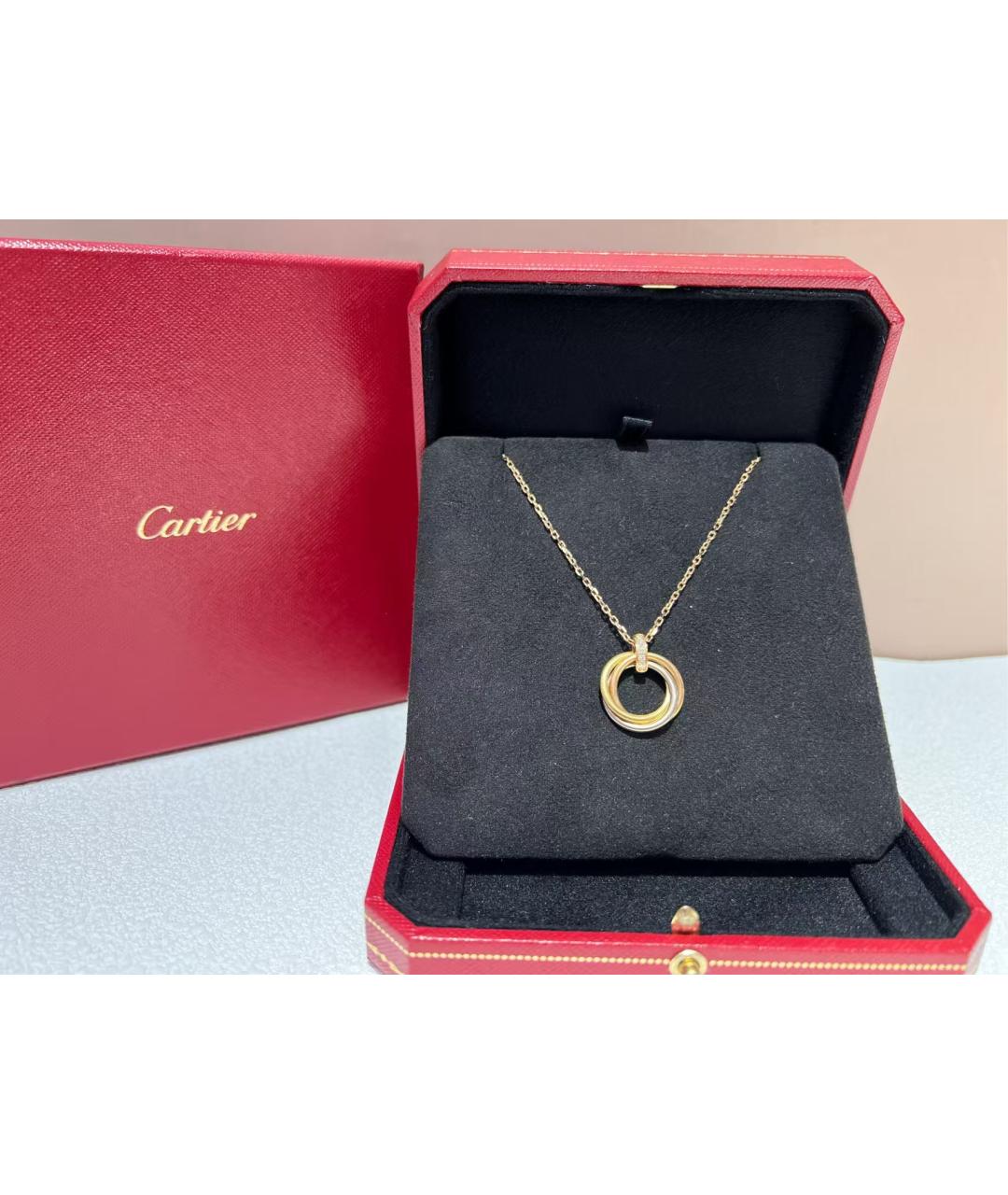 CARTIER Золотая подвеска, фото 4