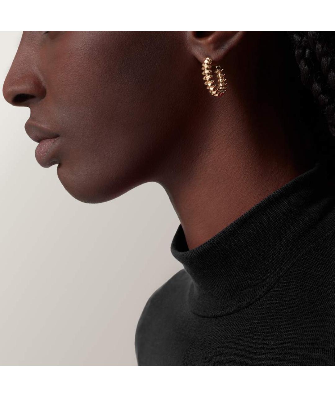 CARTIER Золотые серьги из желтого золота, фото 2