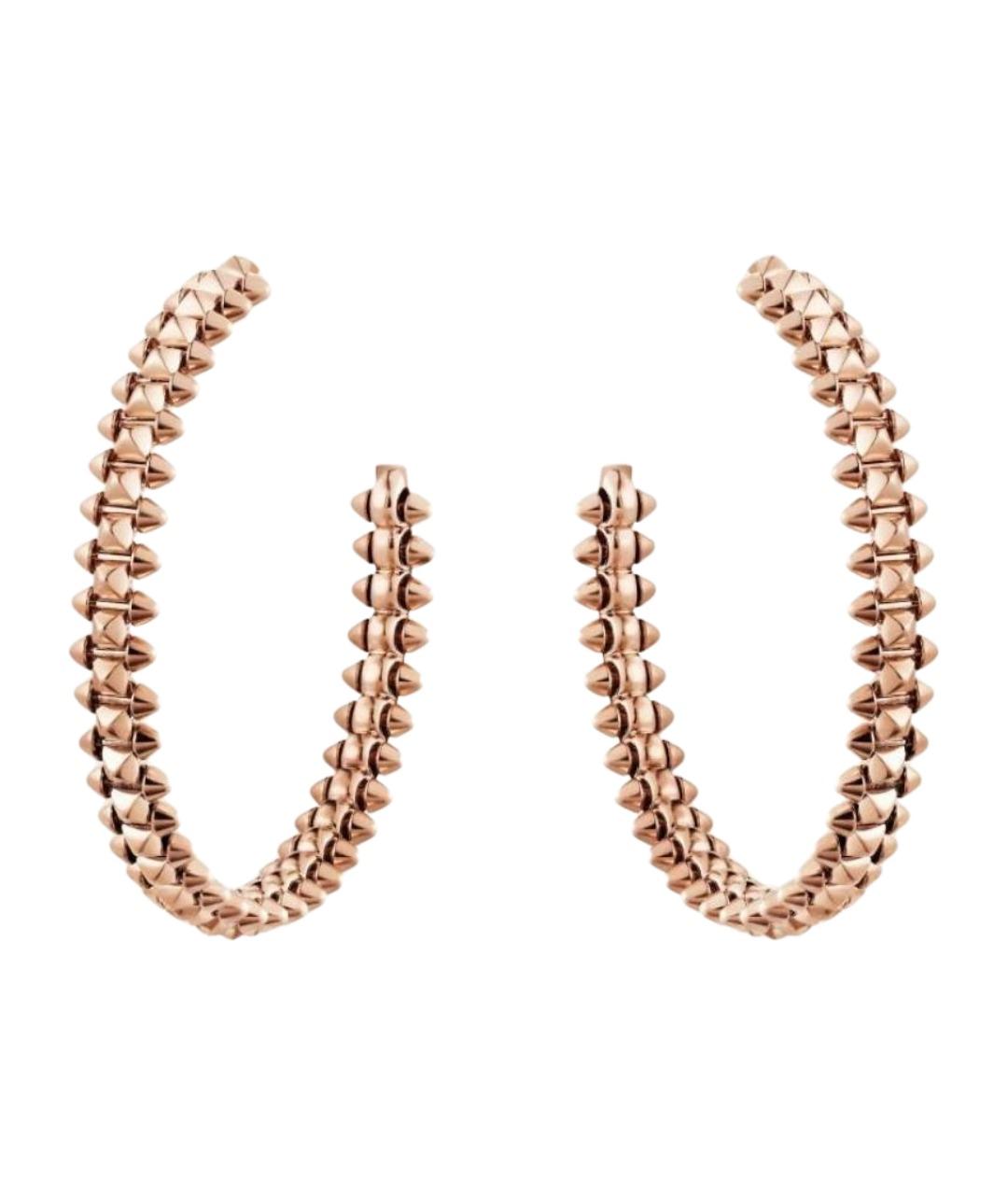 CARTIER Золотые серьги из розового золота, фото 1