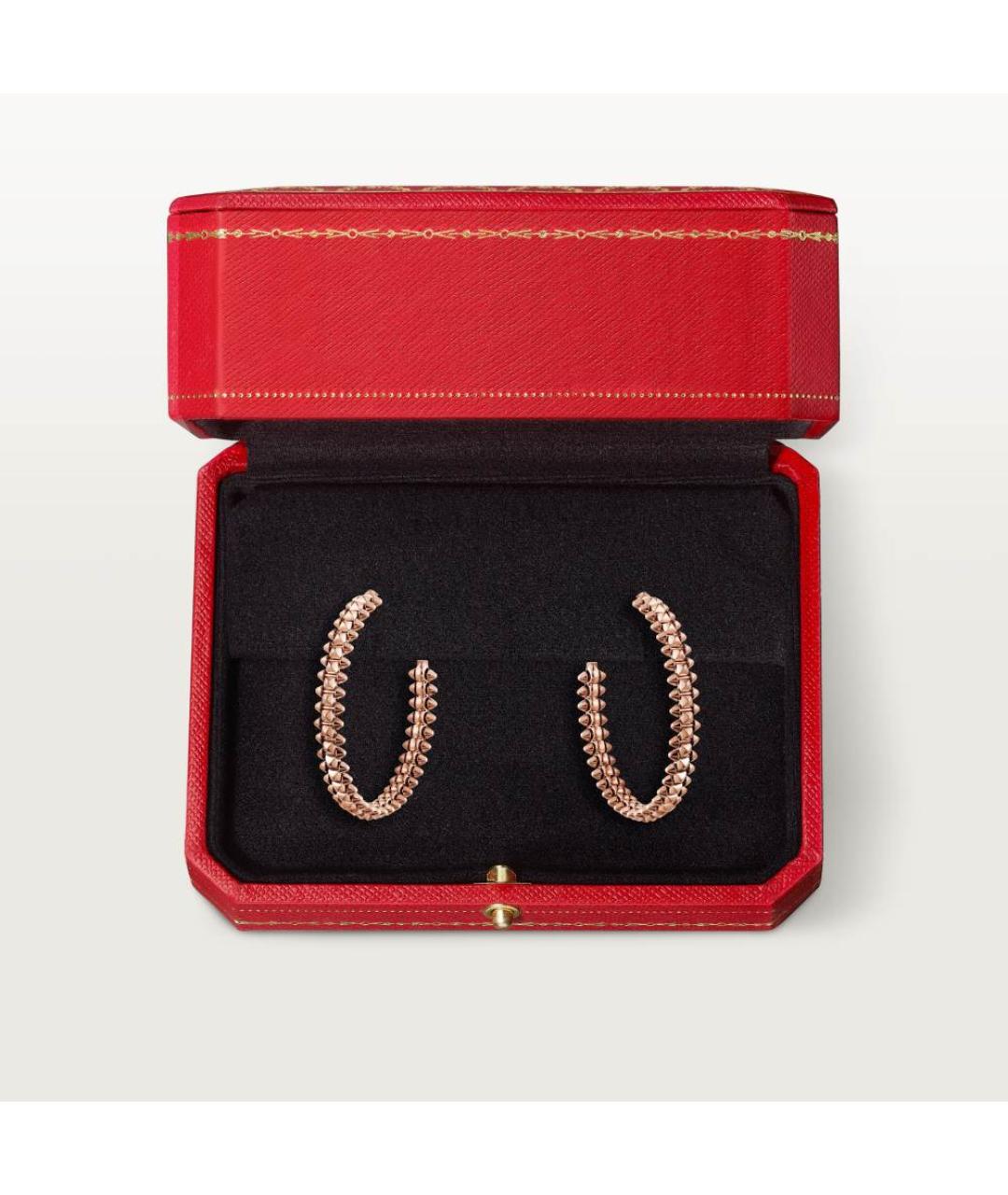 CARTIER Золотые серьги из розового золота, фото 3
