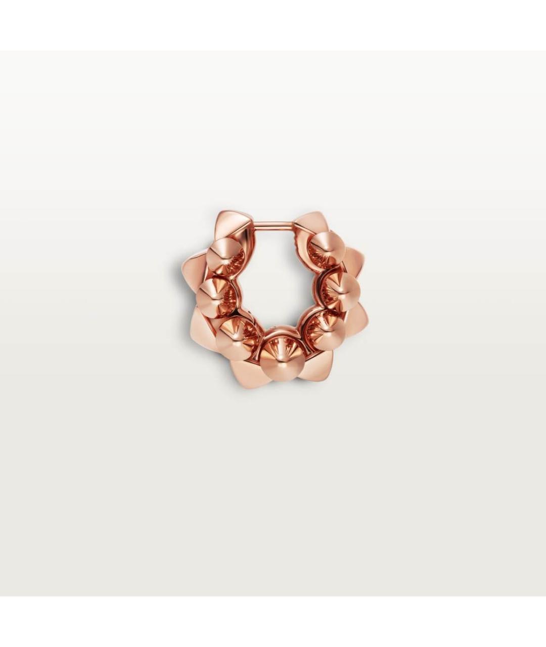 CARTIER Золотые серьги из розового золота, фото 3