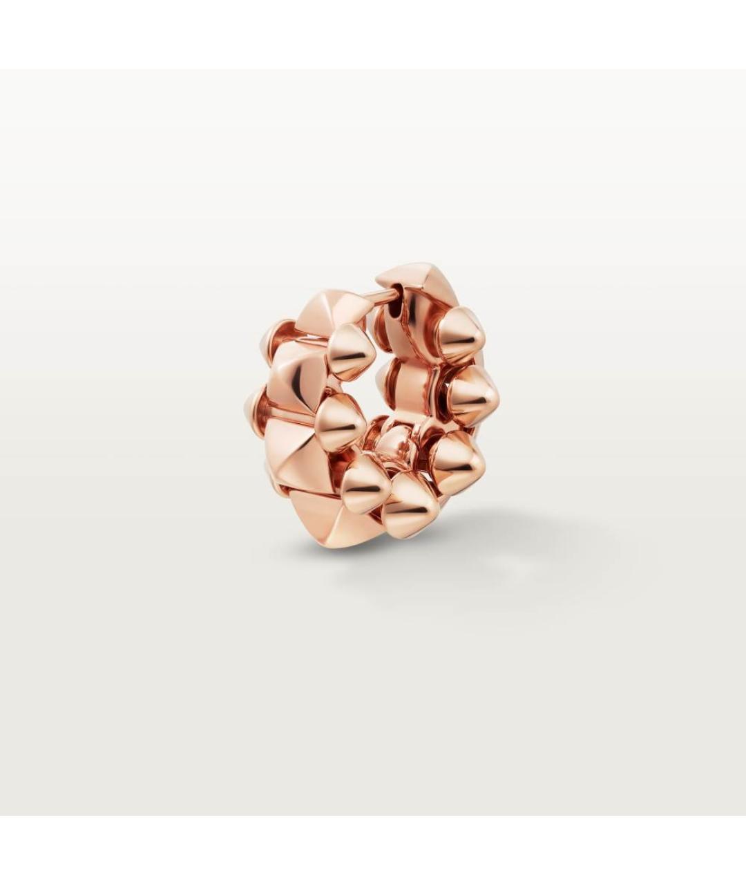 CARTIER Золотые серьги из розового золота, фото 4