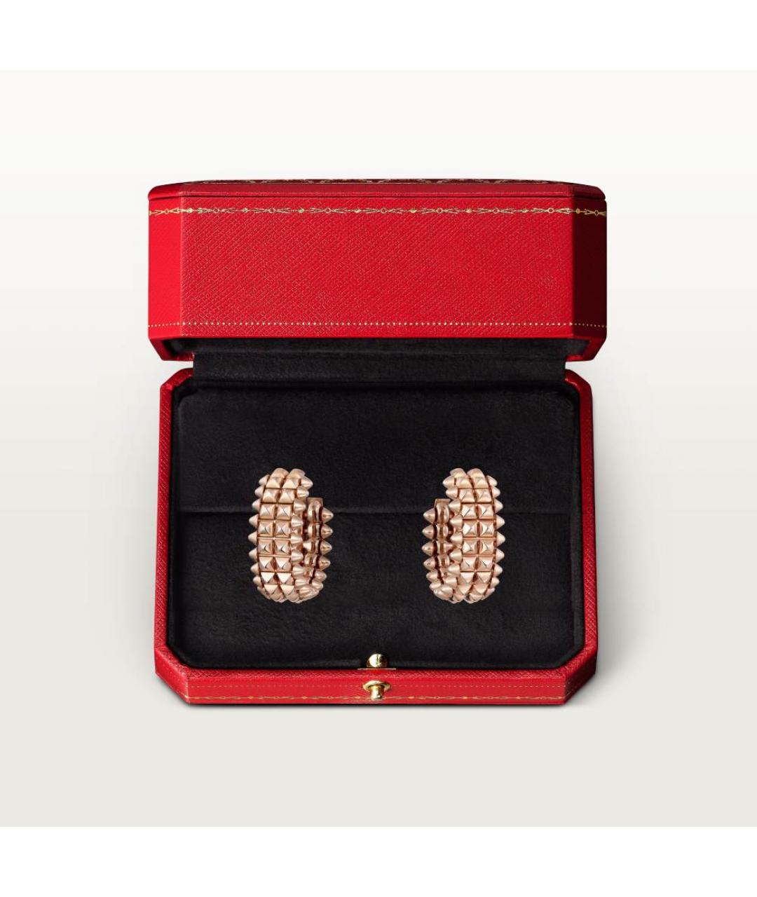 CARTIER Золотые серьги из розового золота, фото 3
