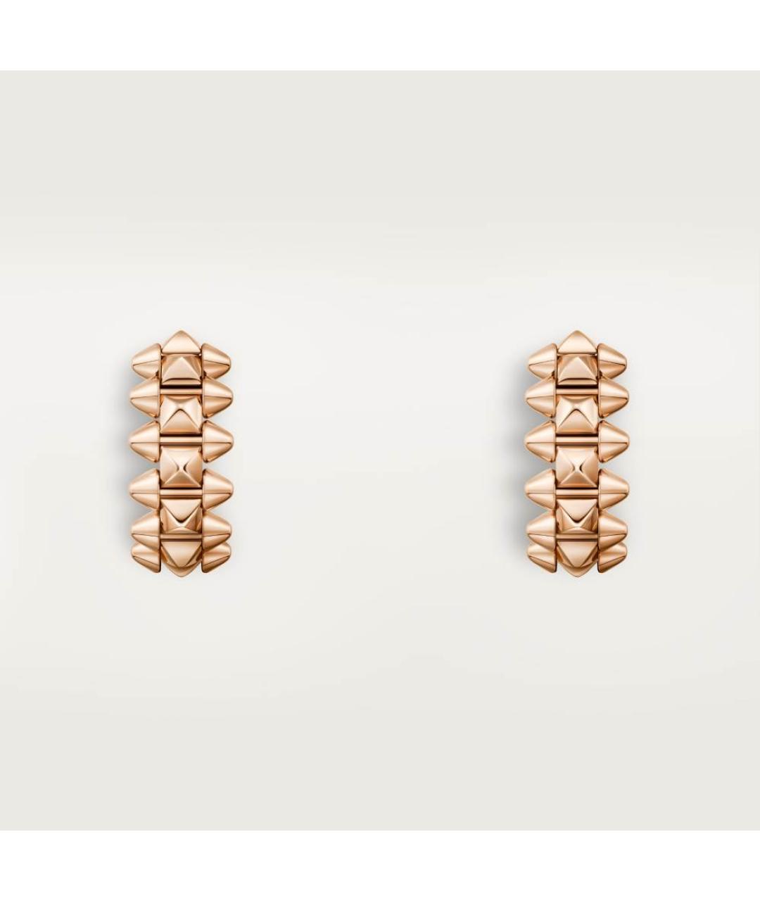 CARTIER Золотые серьги из розового золота, фото 4