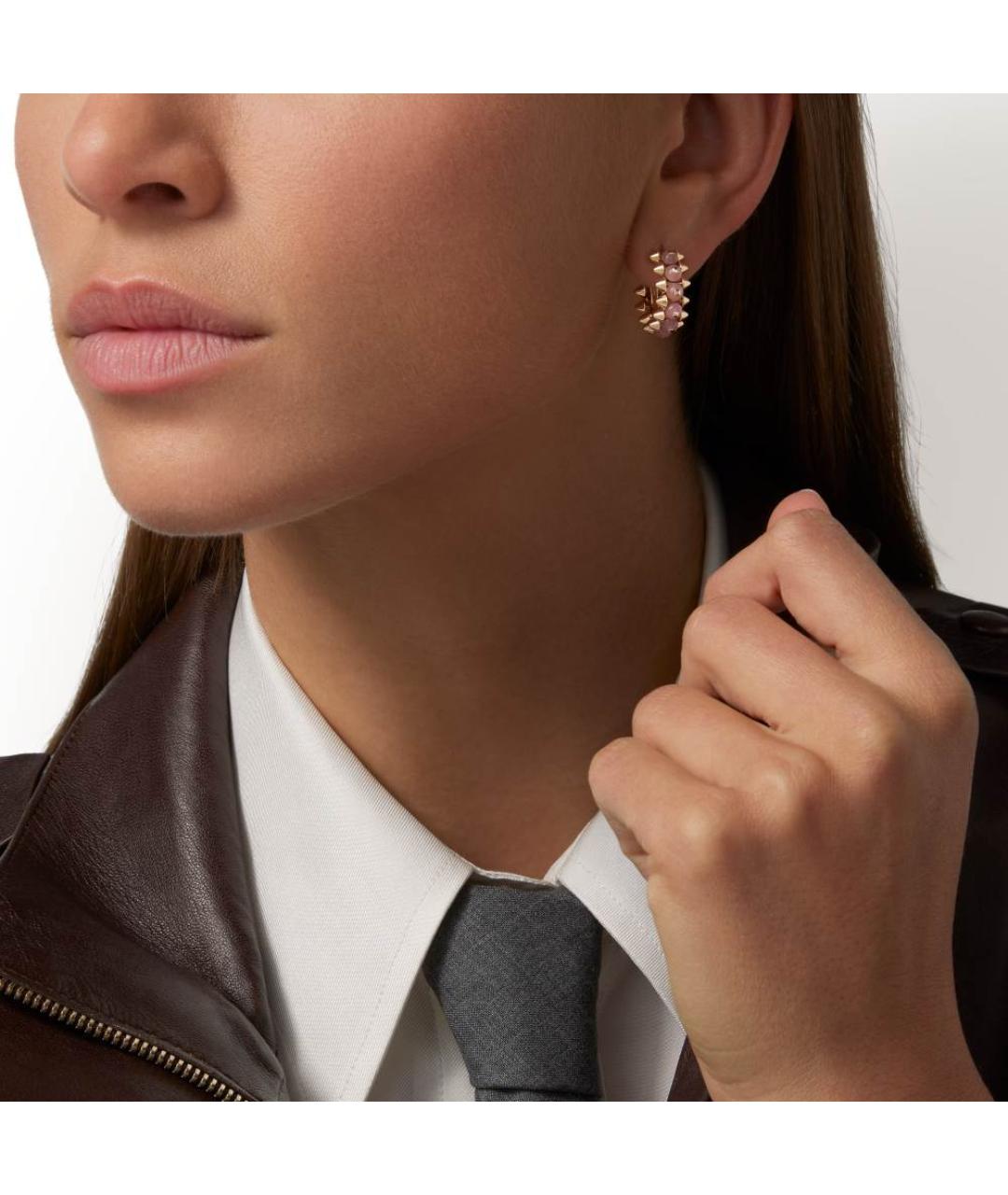 CARTIER Розовые серьги из розового золота, фото 2