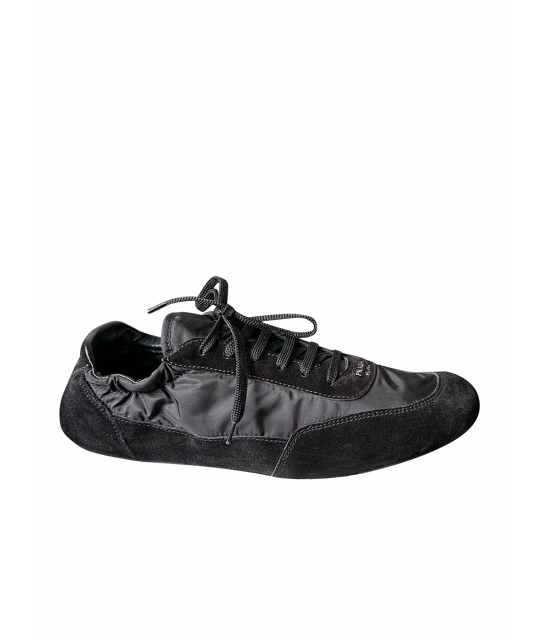 PRADA Черные кеды, фото 1