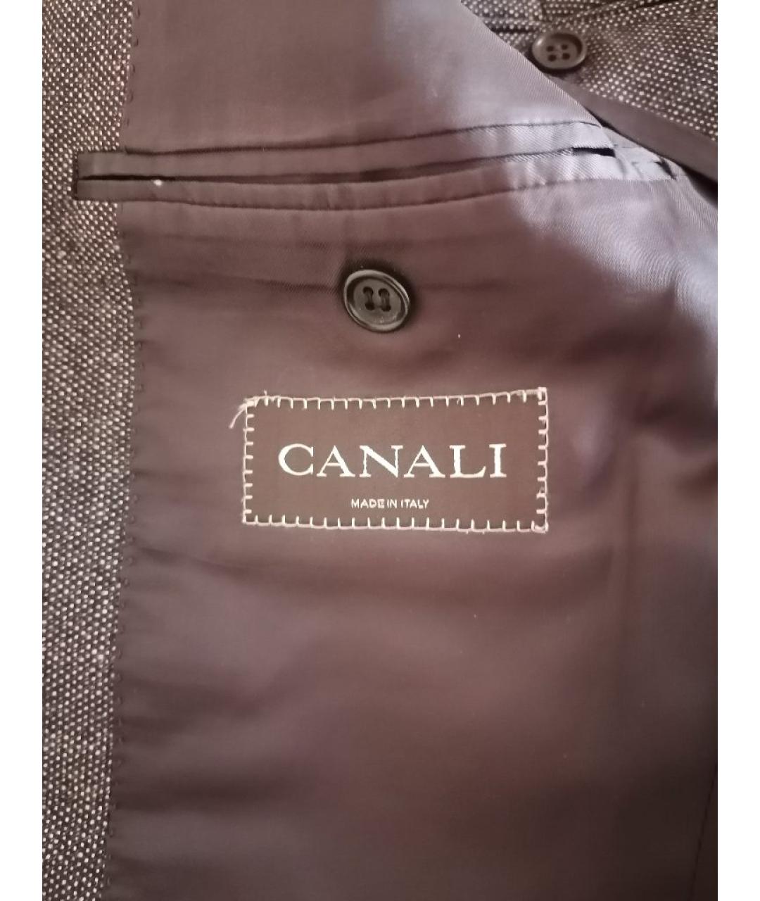 CANALI Серый классический костюм, фото 2