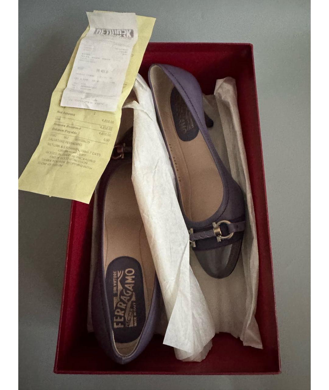 FERRAGAMO Кожаные туфли, фото 8