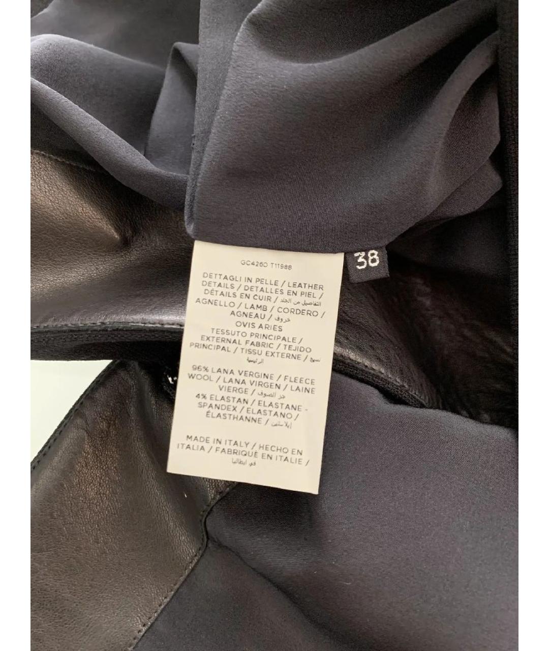 TOM FORD Черная шерстяная юбка мини, фото 5