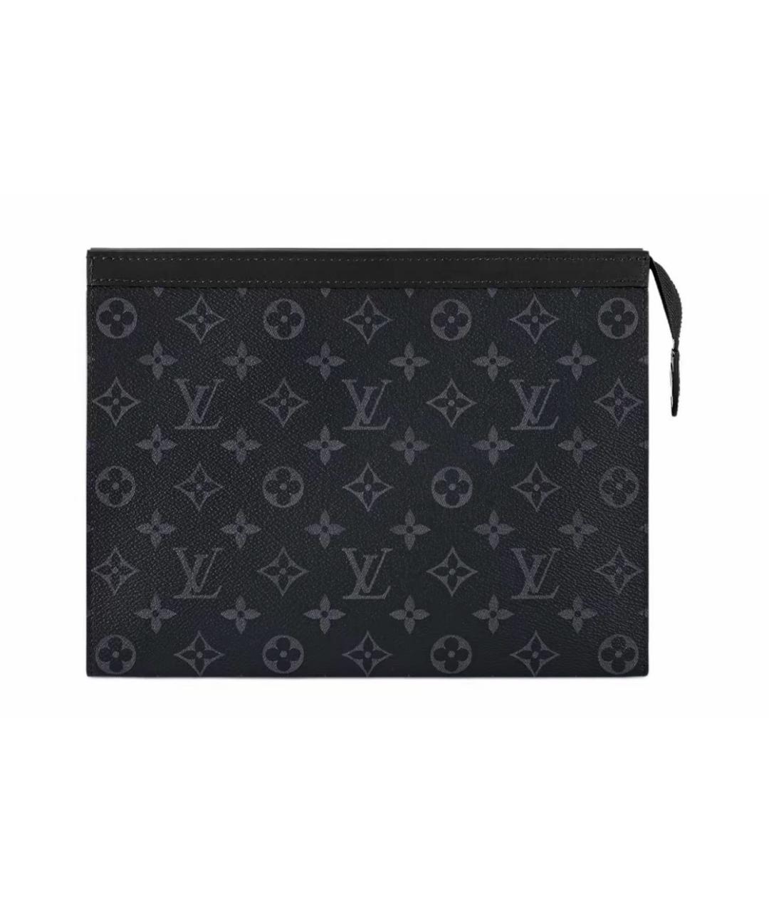 LOUIS VUITTON Черная кожаная поясная сумка, фото 1