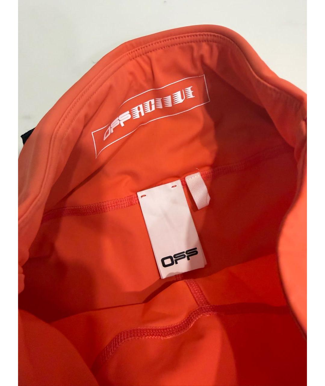OFF-WHITE Оранжевые леггинсы и велосипедки, фото 2