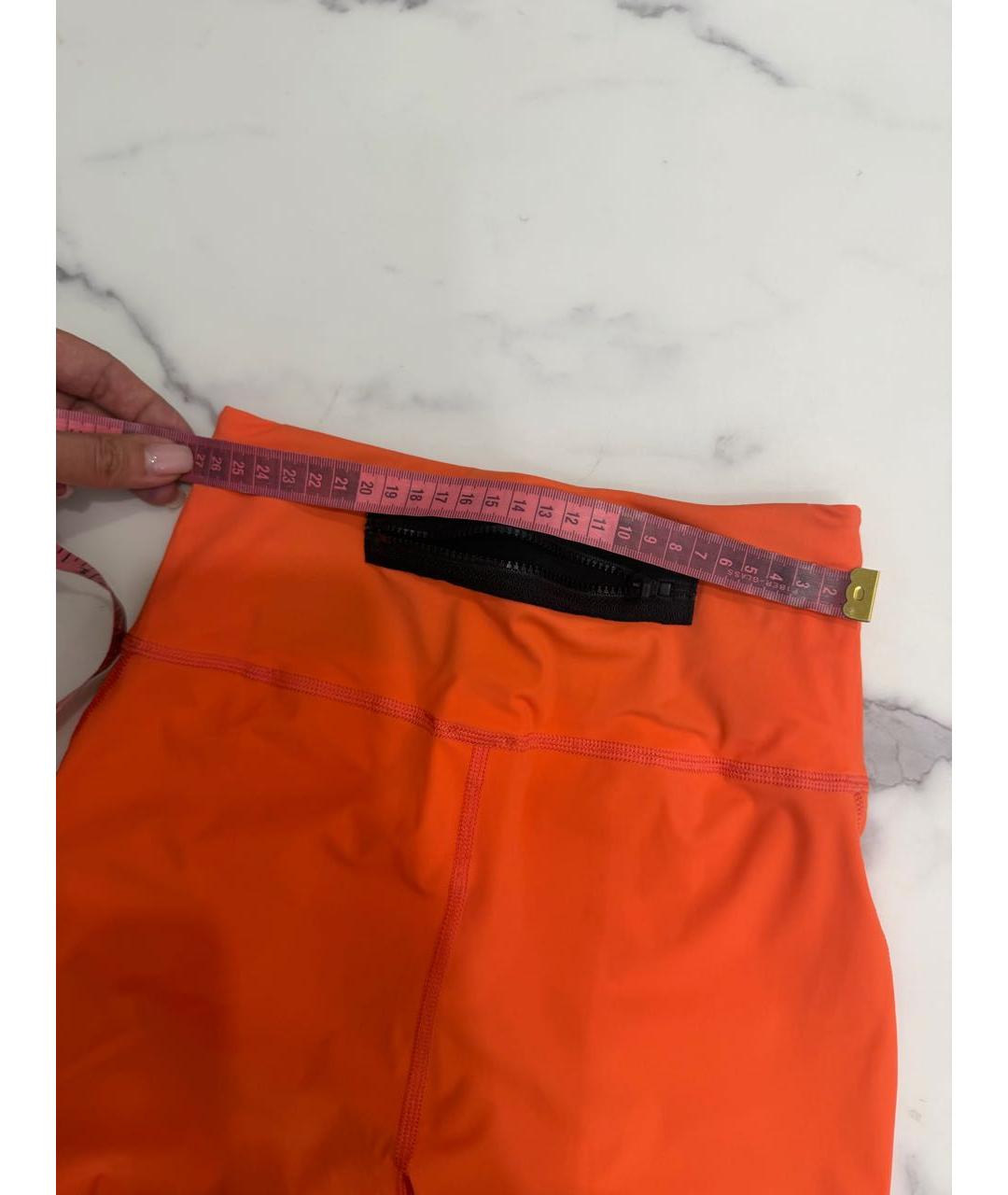 OFF-WHITE Оранжевые леггинсы и велосипедки, фото 4