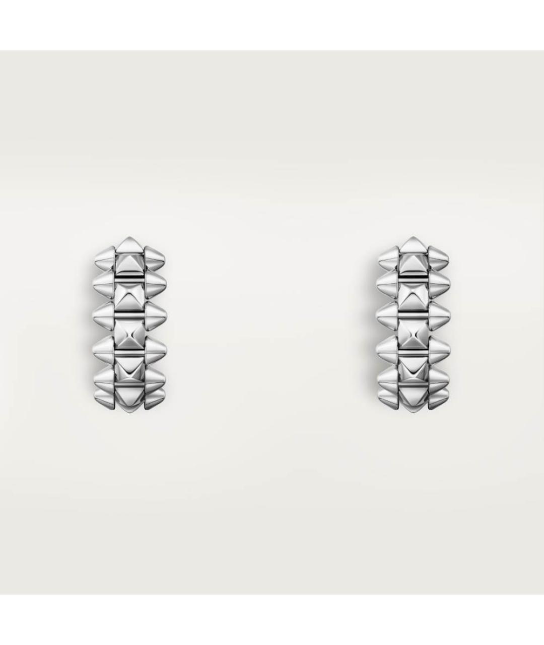 CARTIER Серебряные серьги из белого золота, фото 4