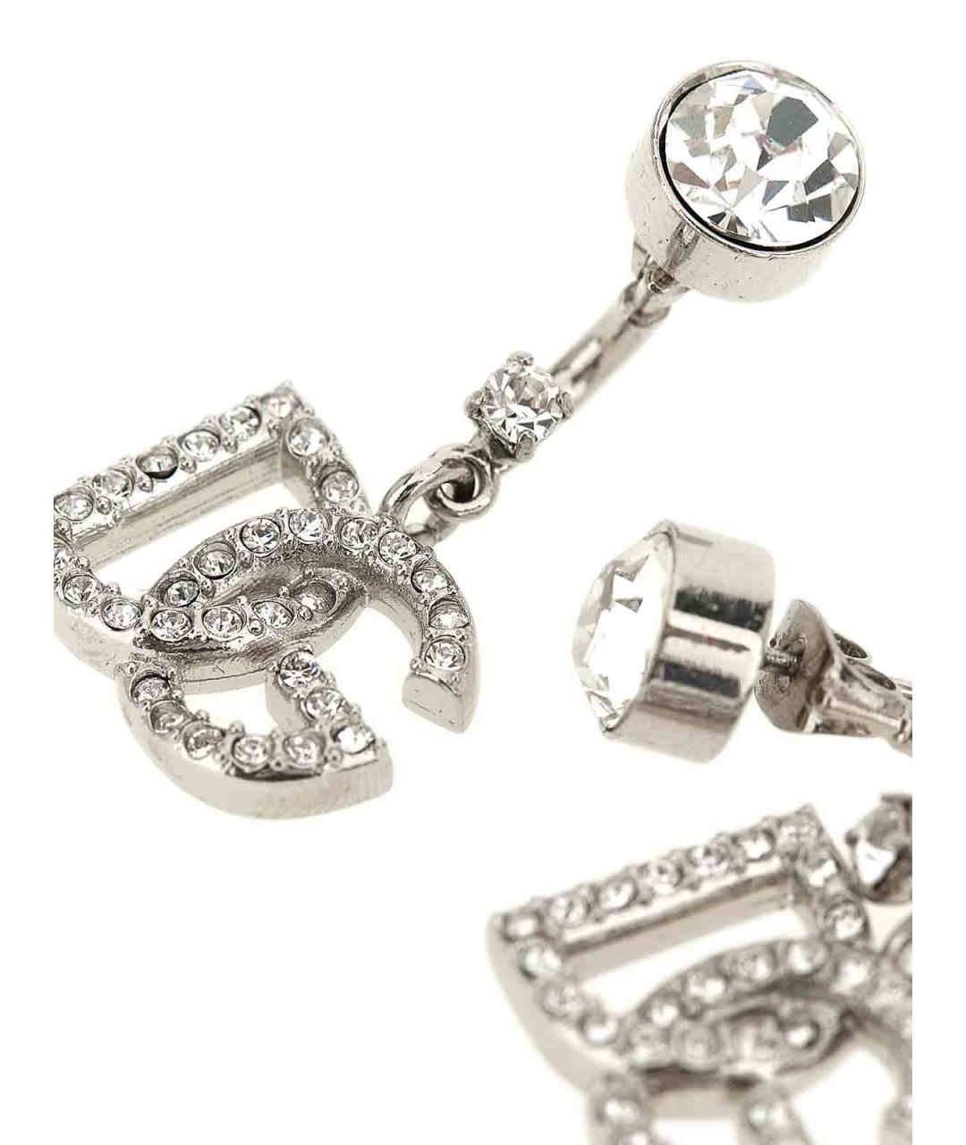 DOLCE&GABBANA Серебряные металлические серьги, фото 2