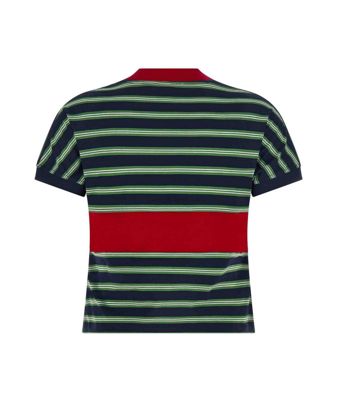 VERSACE Мульти хлопковая футболка, фото 2