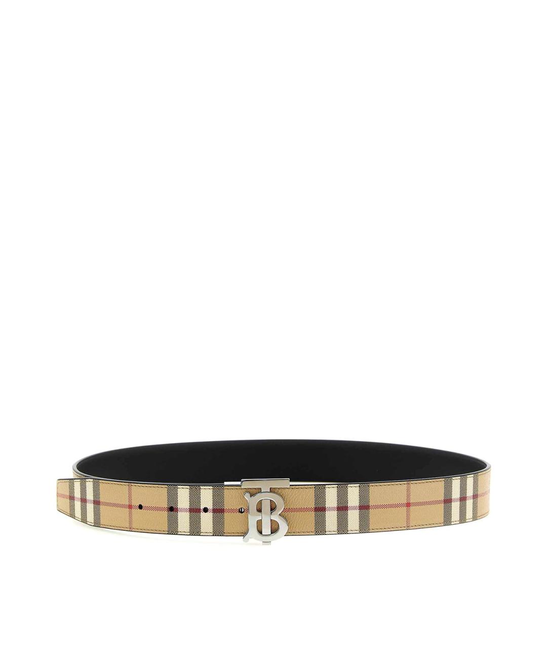 BURBERRY Бежевый ремень, фото 1