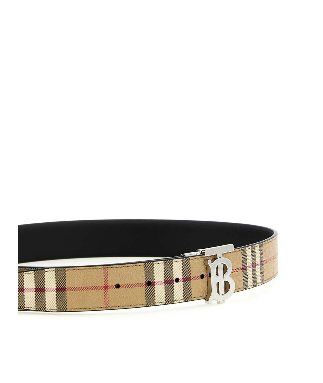 BURBERRY Бежевый ремень, фото 4