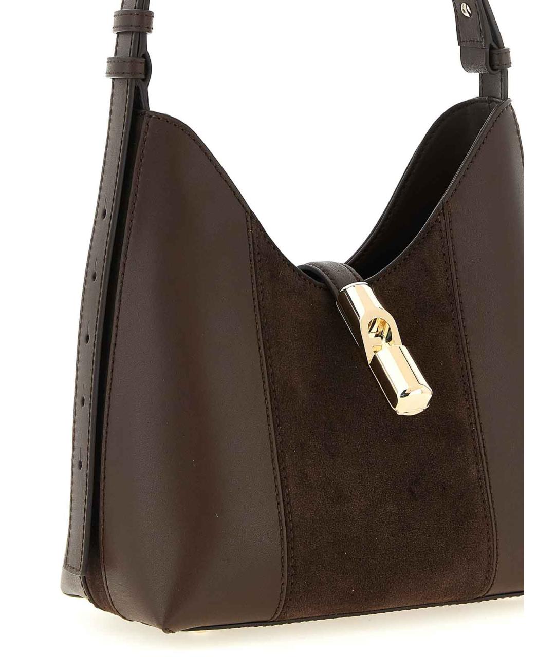 FURLA Коричневая замшевая сумка через плечо, фото 3