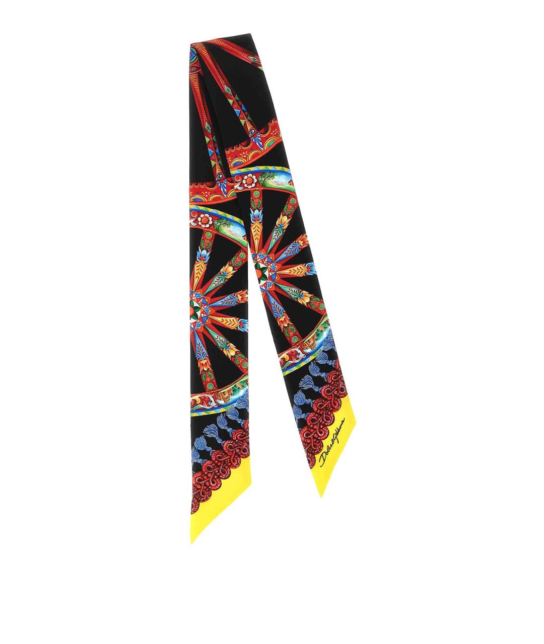 DOLCE&GABBANA Мульти шелковый платок, фото 1