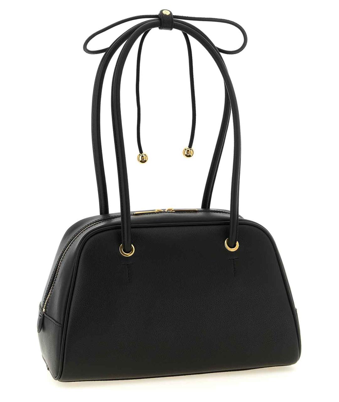 FURLA Черная кожаная сумка через плечо, фото 2