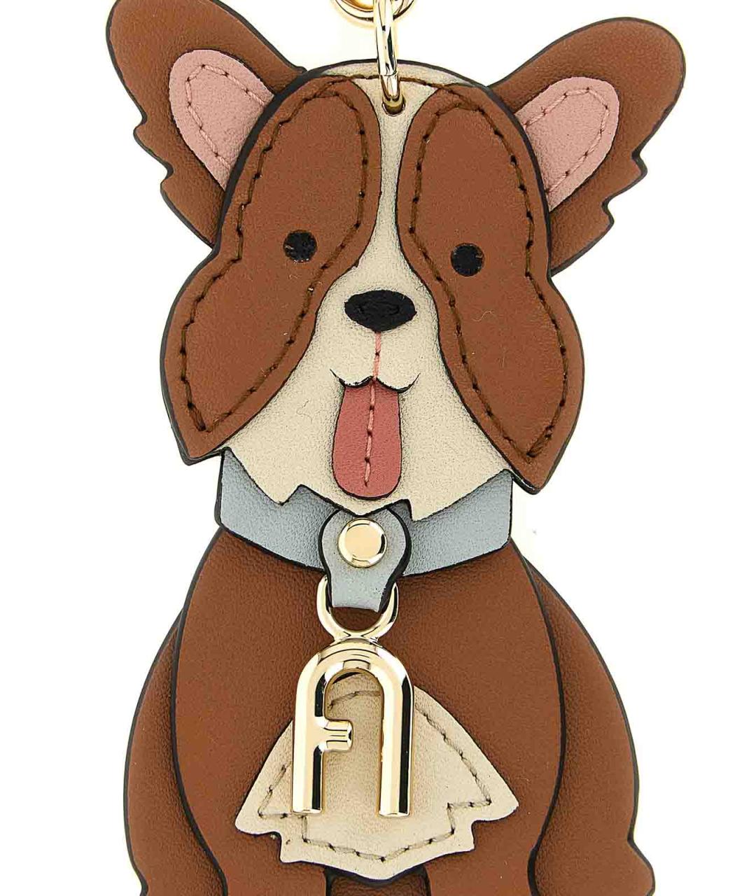 FURLA Коричневая ключница, фото 3