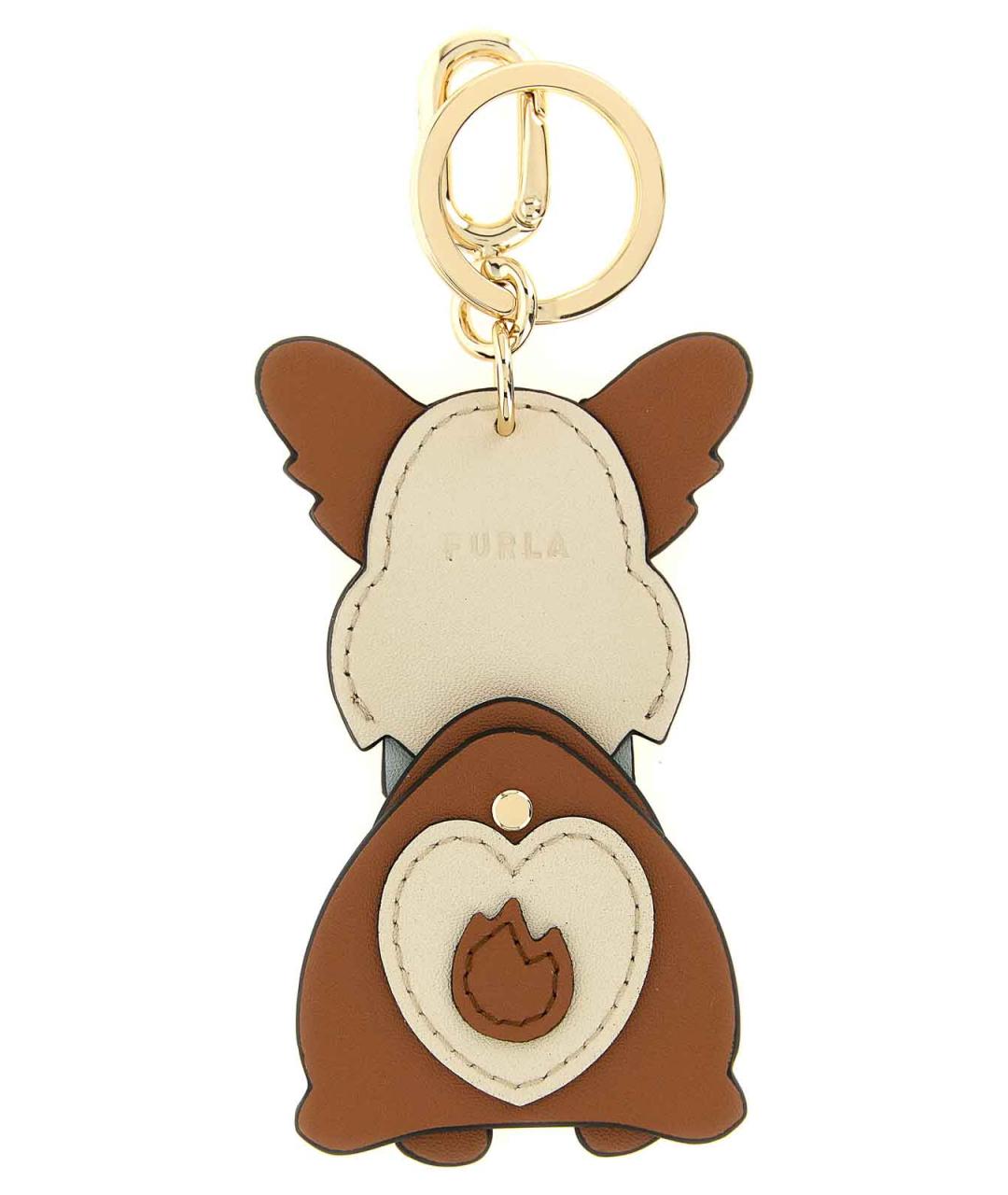 FURLA Коричневая ключница, фото 2