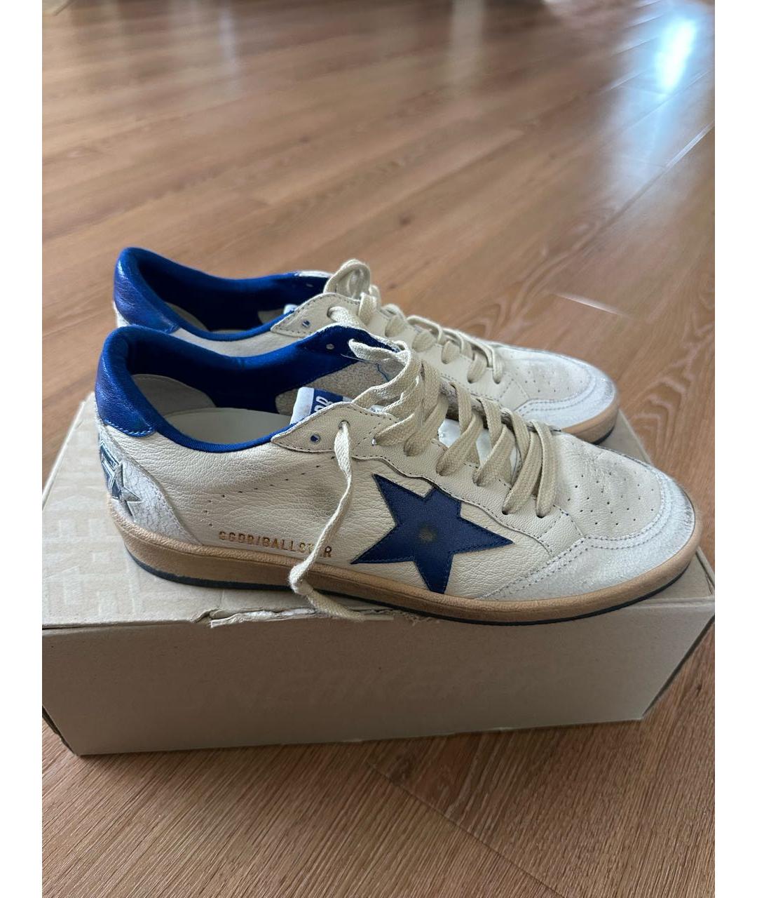 GOLDEN GOOSE Синие кеды, фото 2