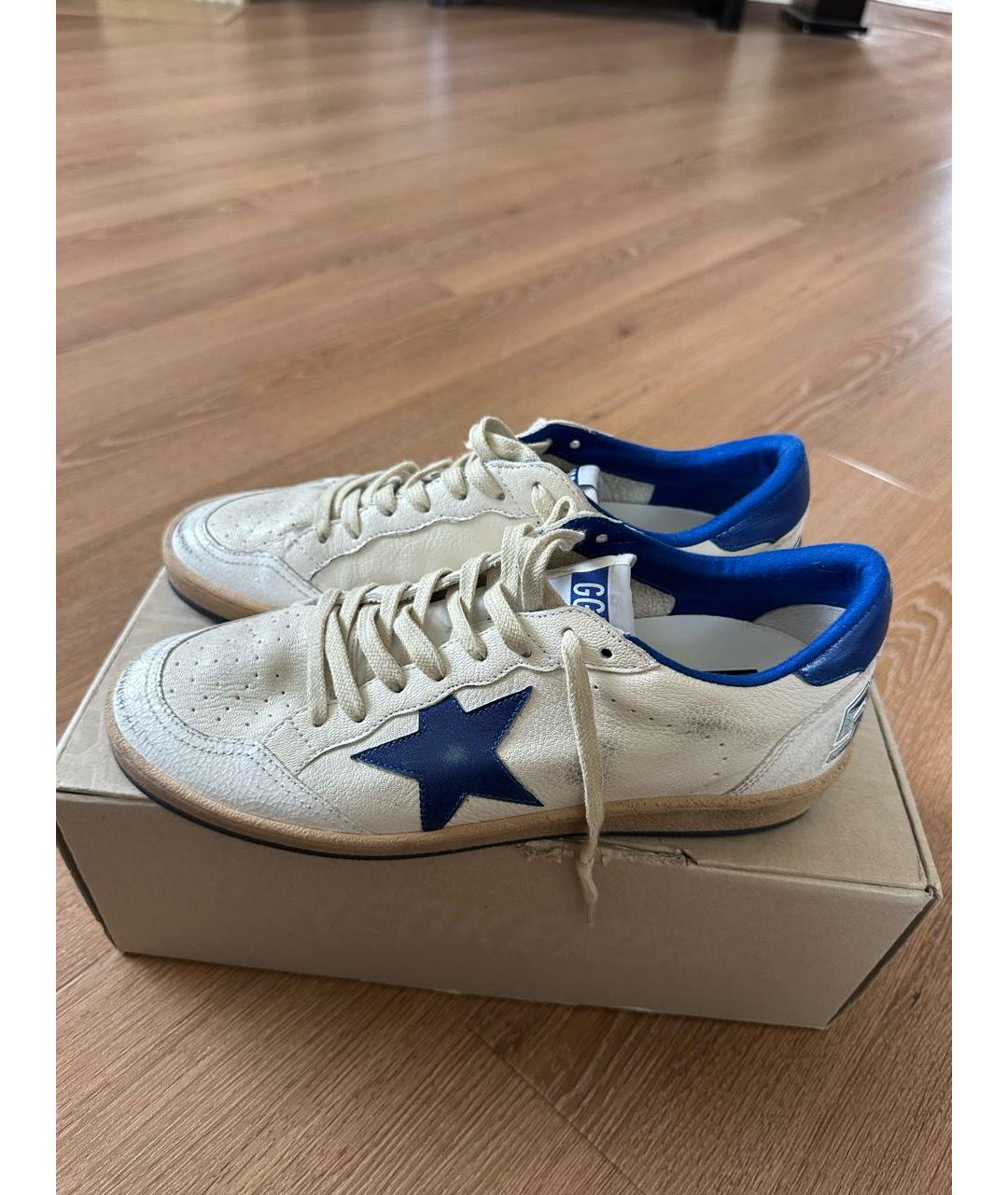 GOLDEN GOOSE Синие кеды, фото 4