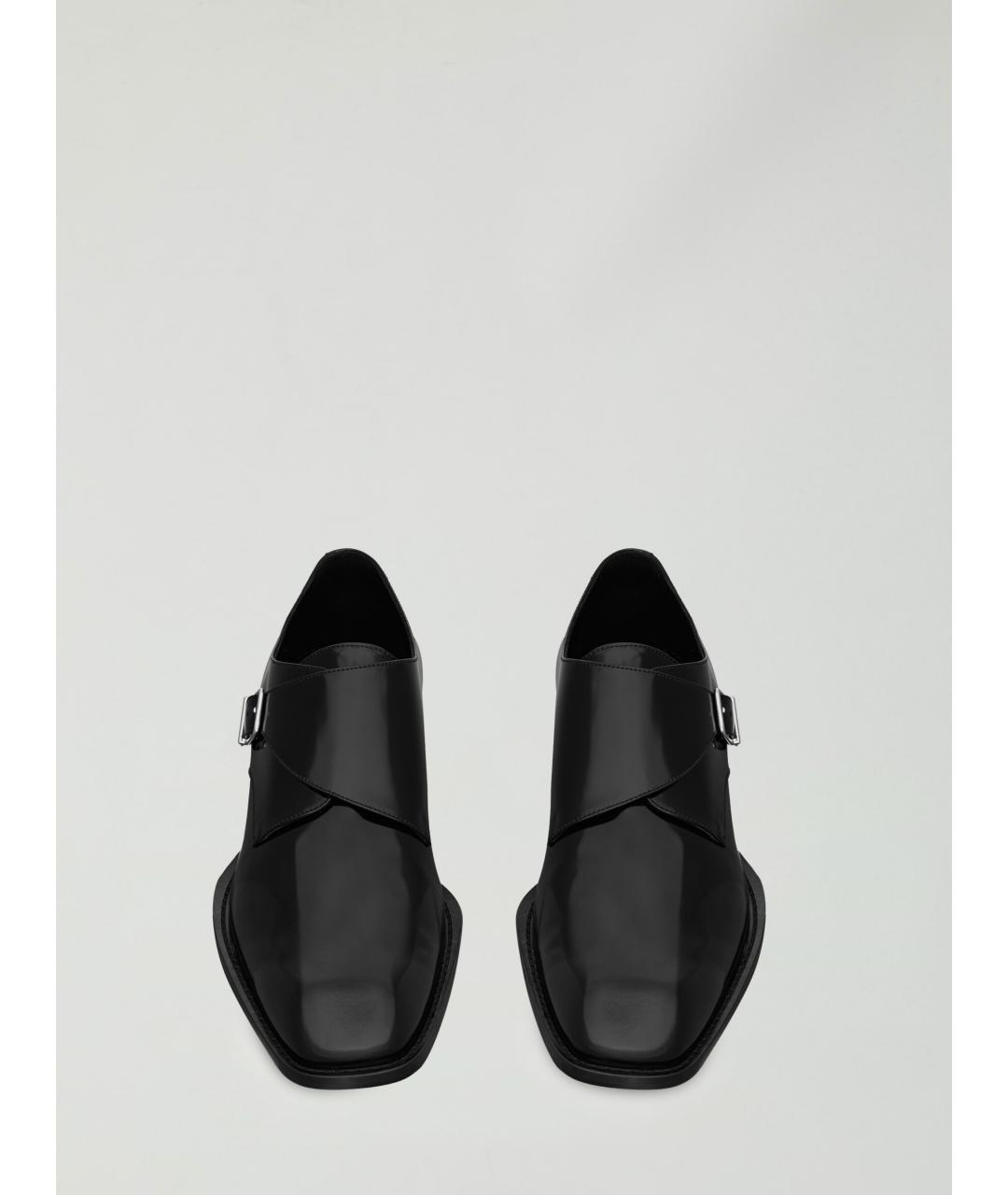 SAINT LAURENT Черные кожаные туфли, фото 3