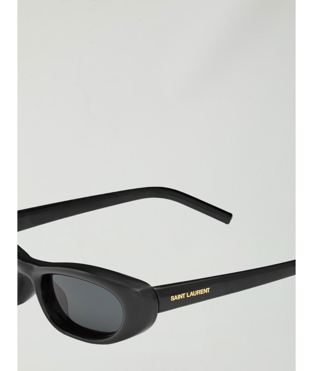 SAINT LAURENT Черные солнцезащитные очки, фото 3