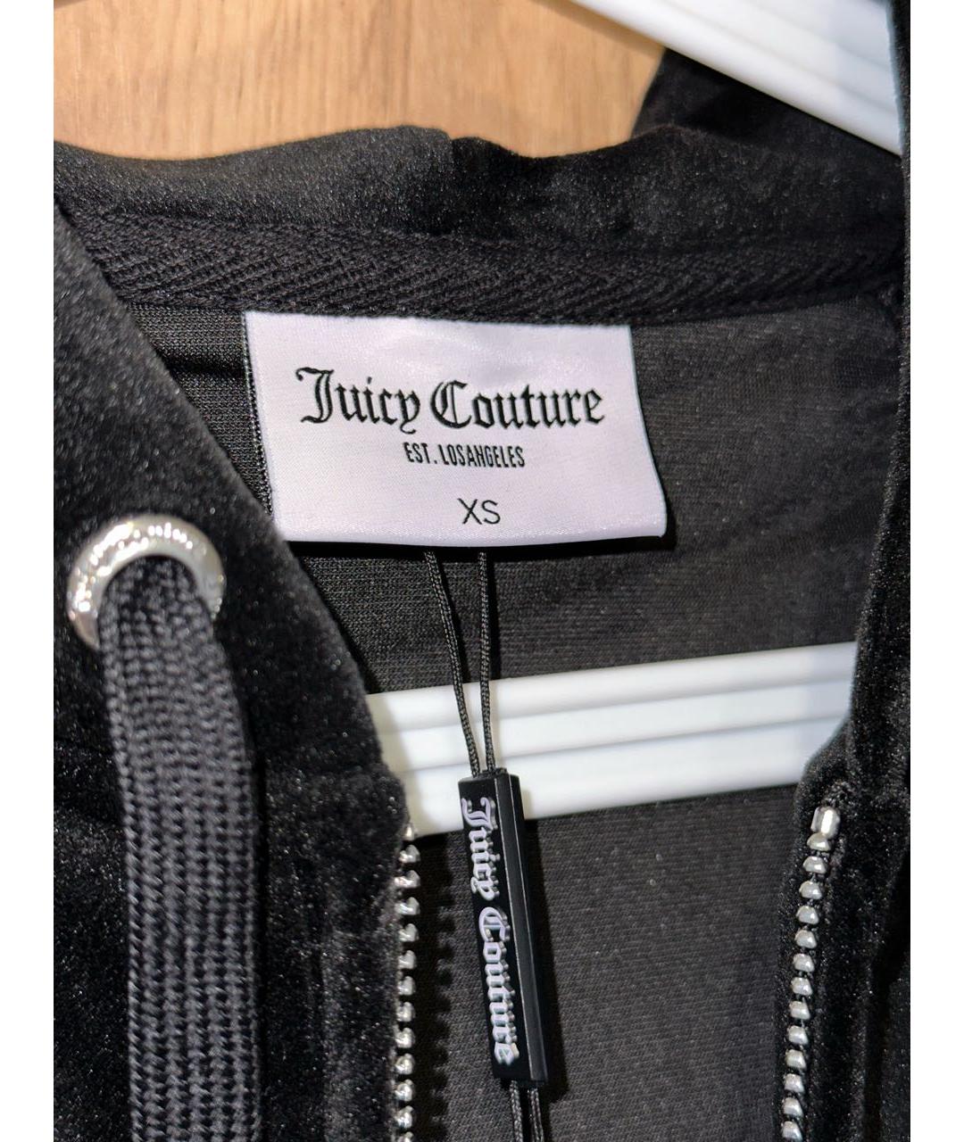 JUICY COUTURE Черный велюровый спортивные костюмы, фото 5
