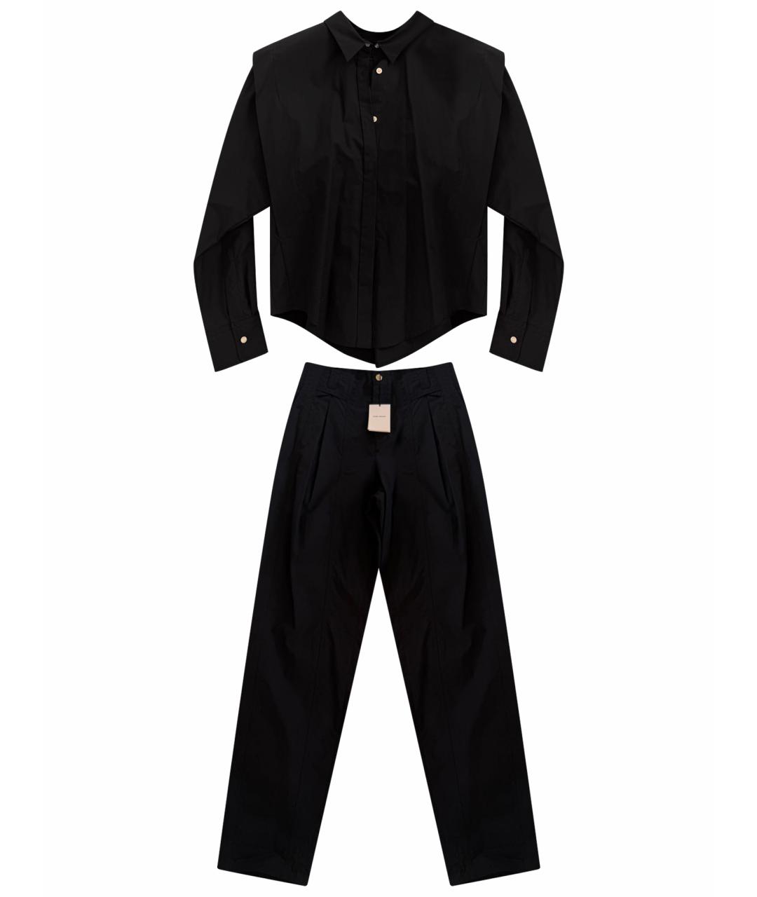 ISABEL MARANT Черный хлопковый костюм с брюками, фото 9