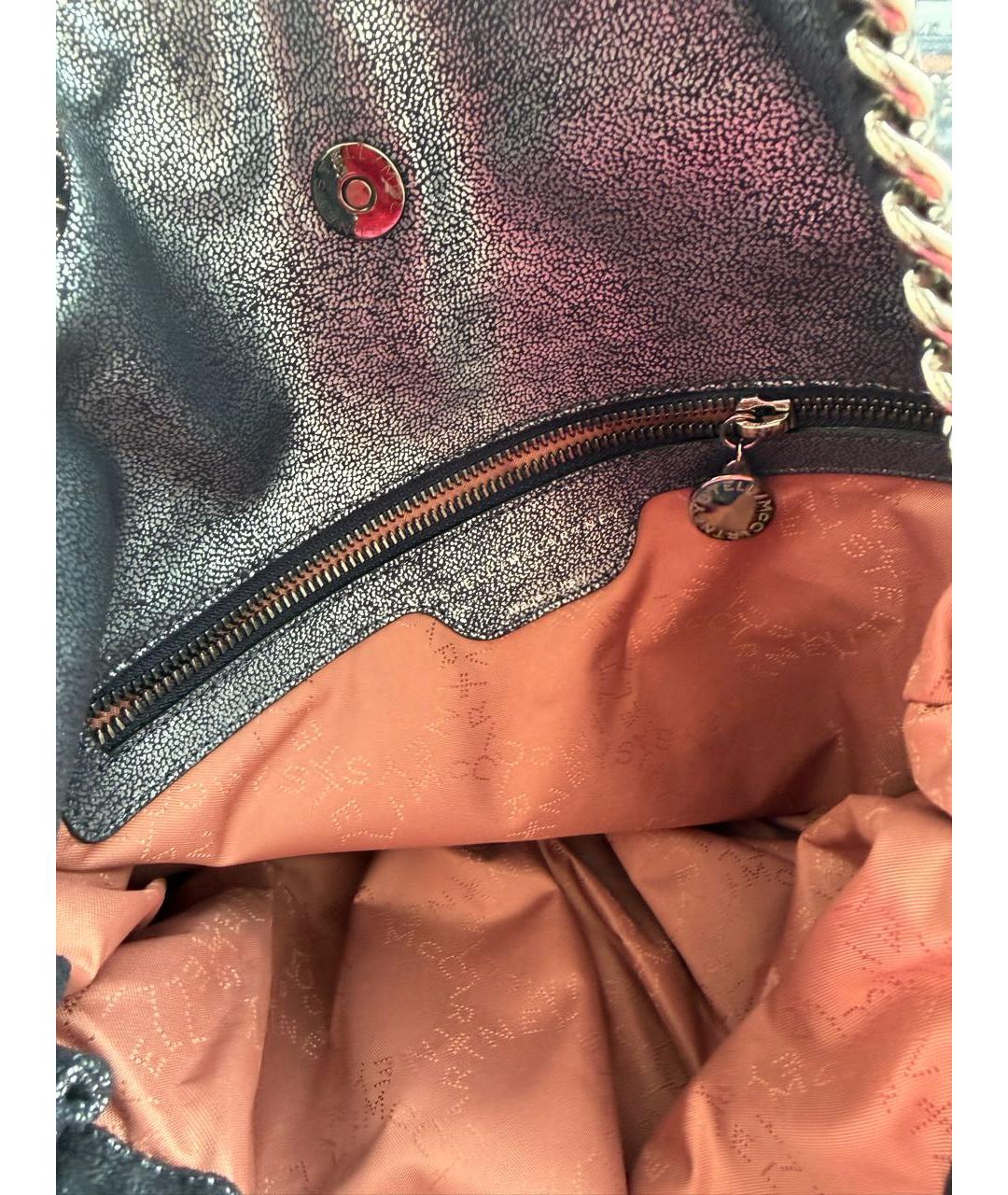 STELLA MCCARTNEY Темно-синяя сумка с короткими ручками, фото 3