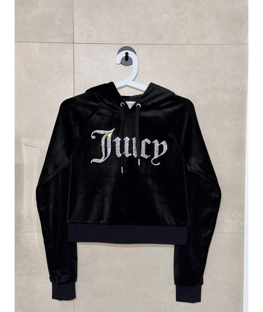 JUICY COUTURE Черный велюровый спортивные костюмы, фото 2