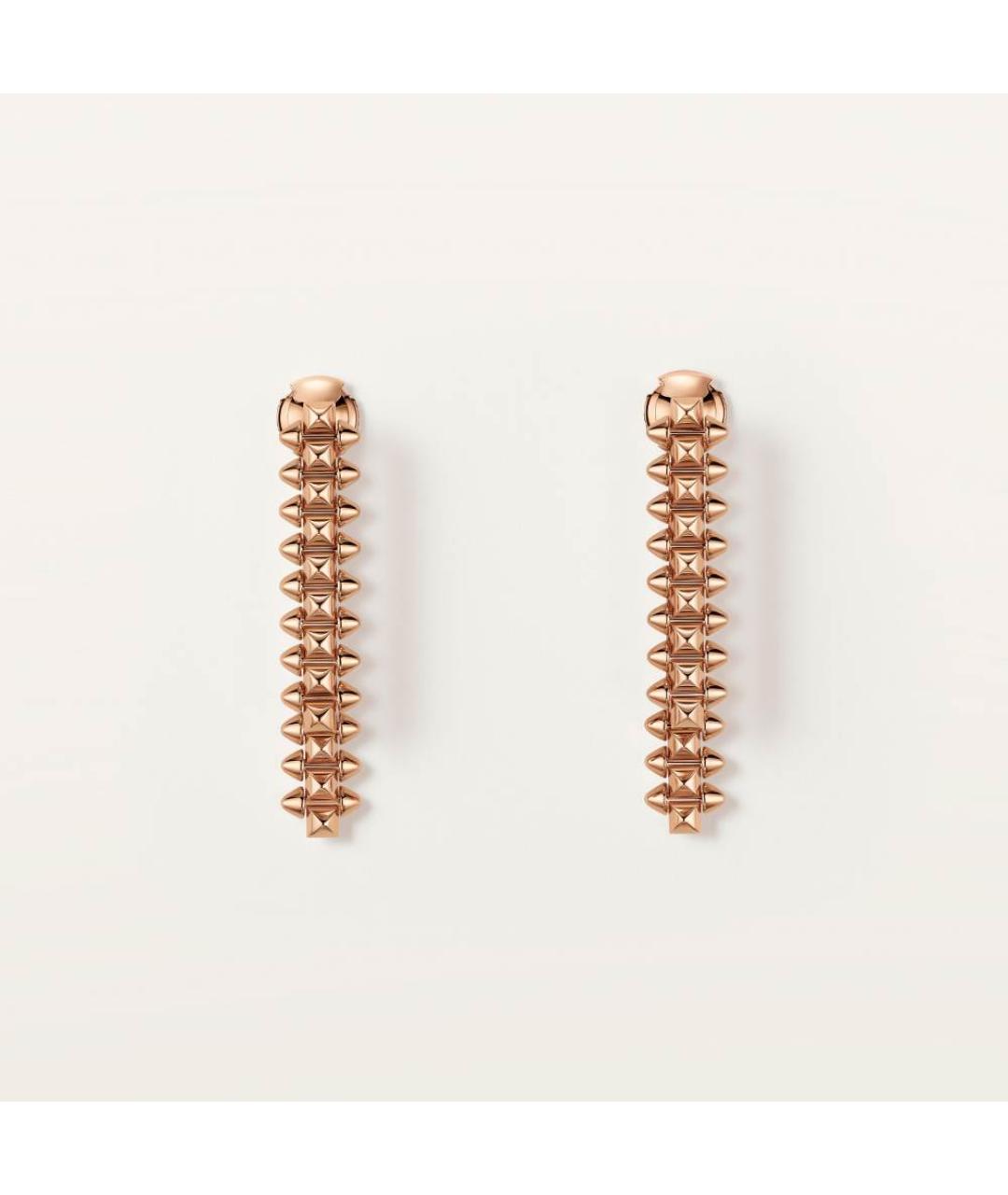CARTIER Золотые серьги из розового золота, фото 3