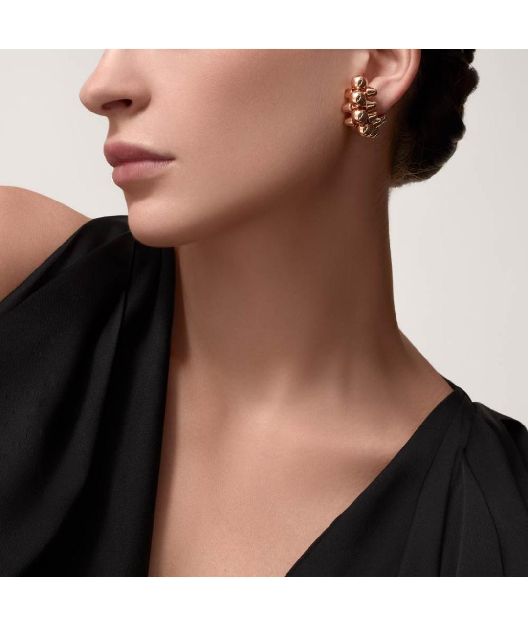 CARTIER Золотые серьги из розового золота, фото 2