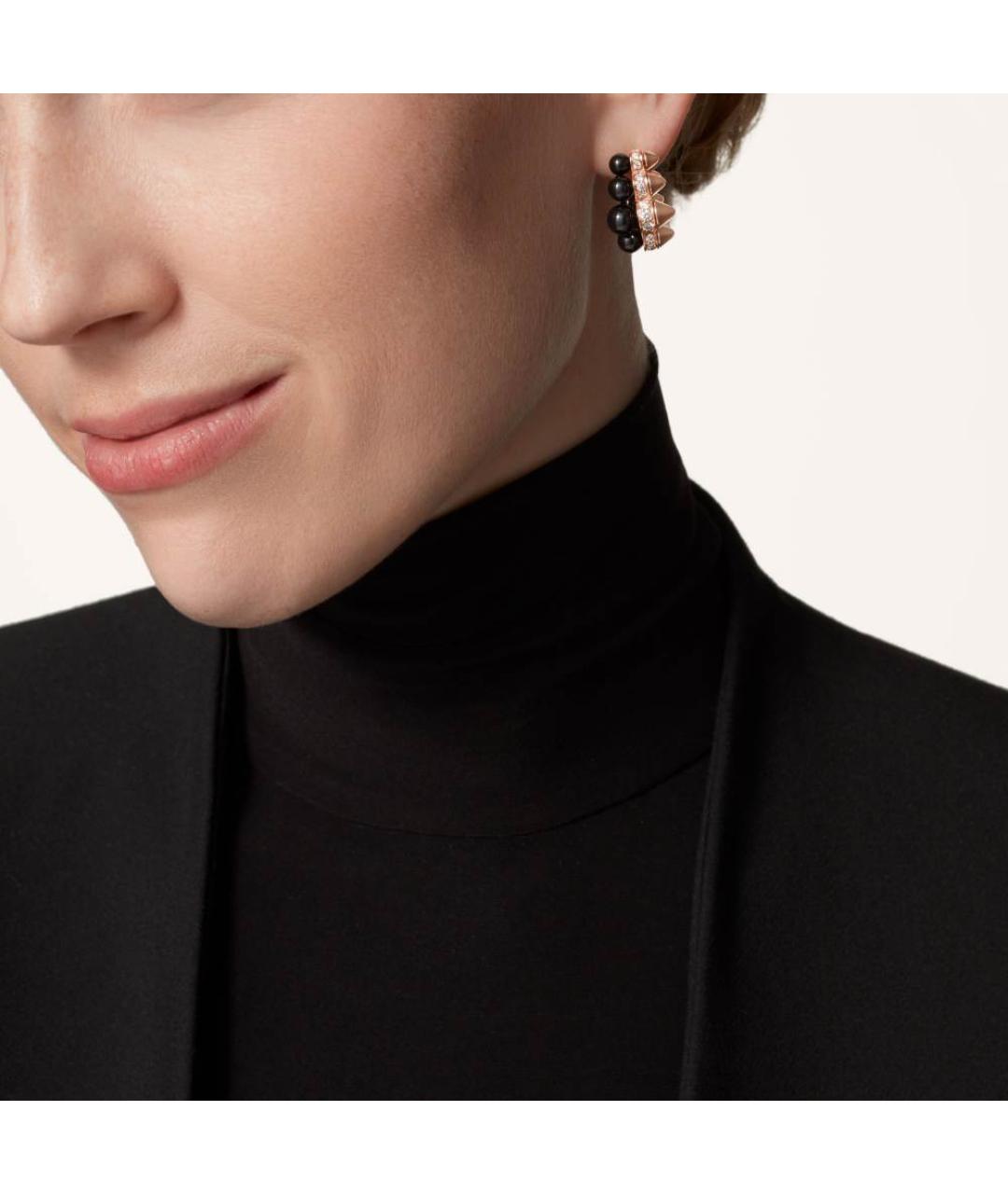 CARTIER Золотые серьги из розового золота, фото 2