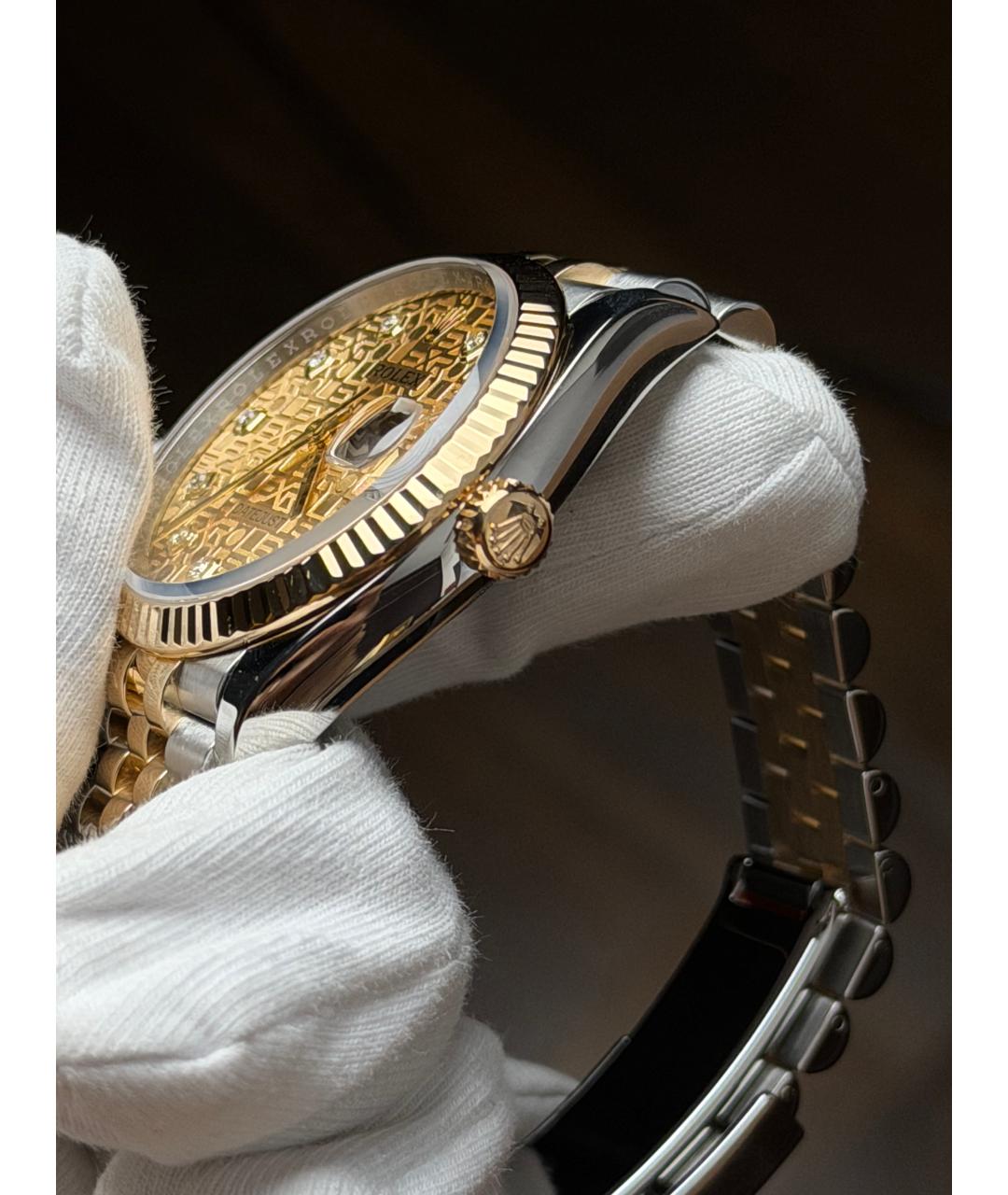 ROLEX Золотые часы из желтого золота, фото 4