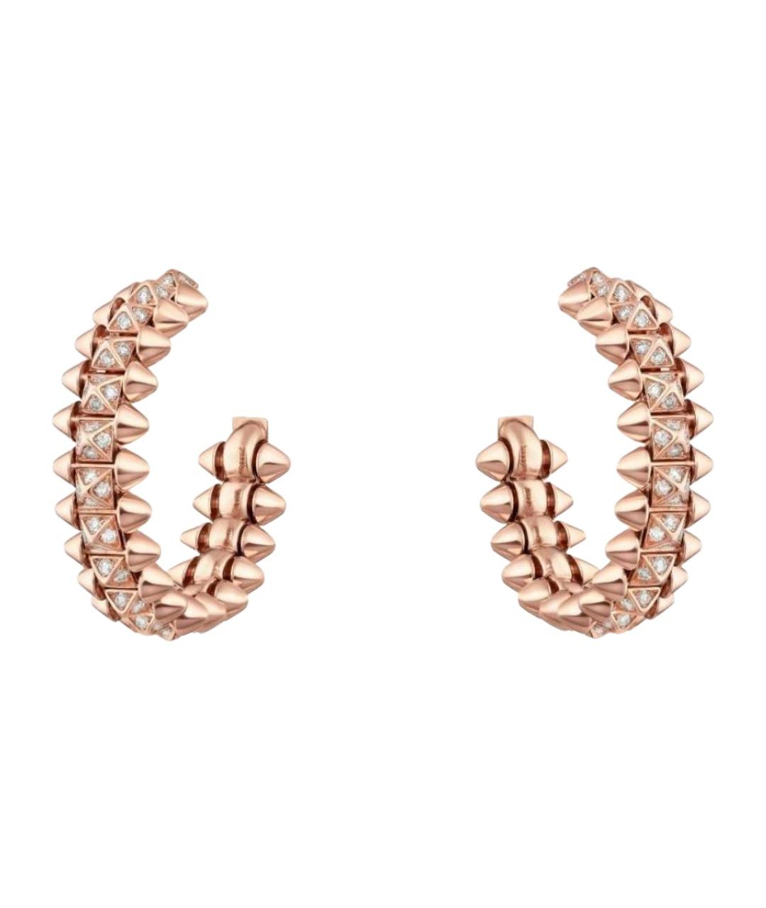 CARTIER Золотые серьги из розового золота, фото 1