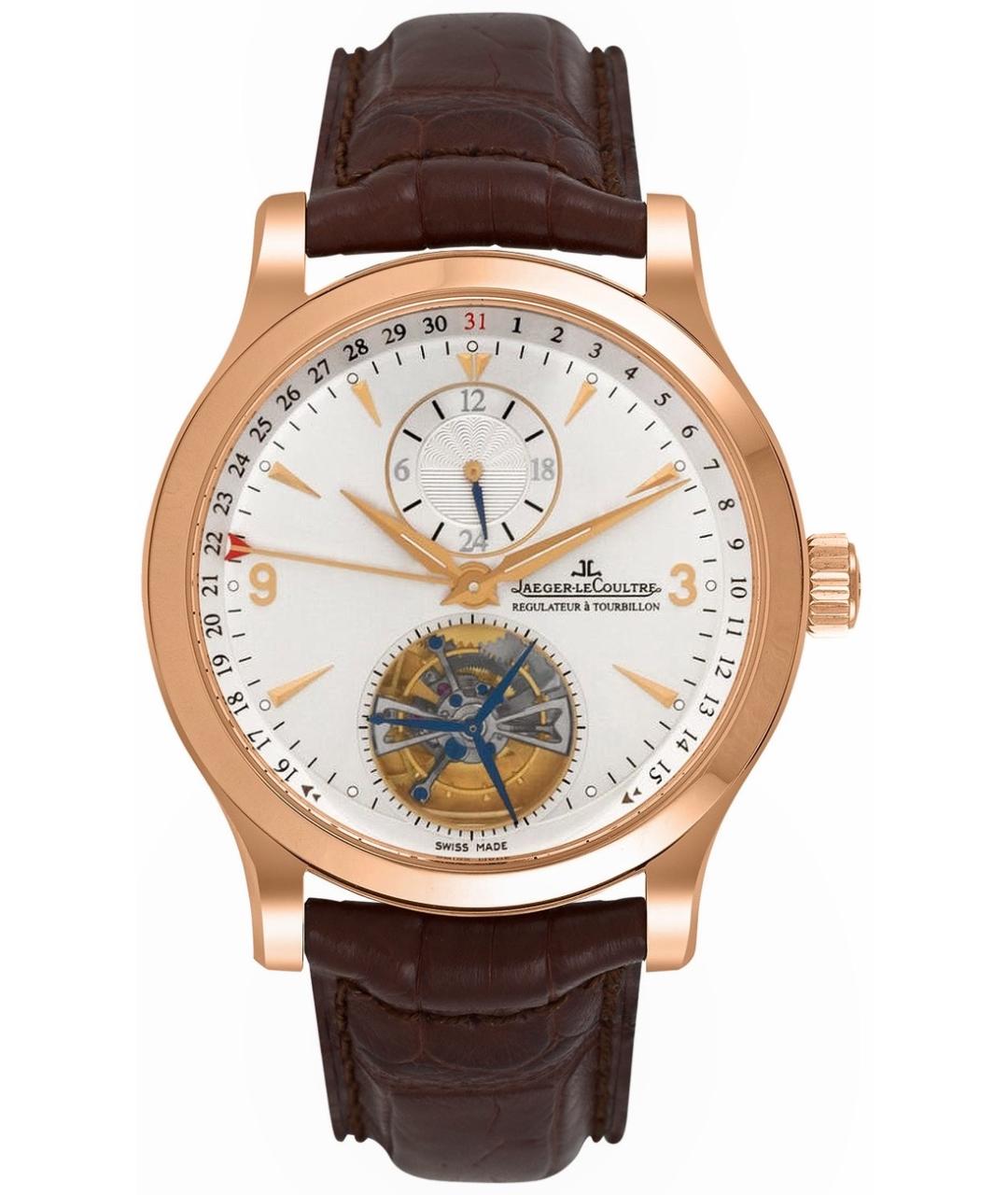 Jaeger LeCoultre Белые часы из розового золота, фото 10