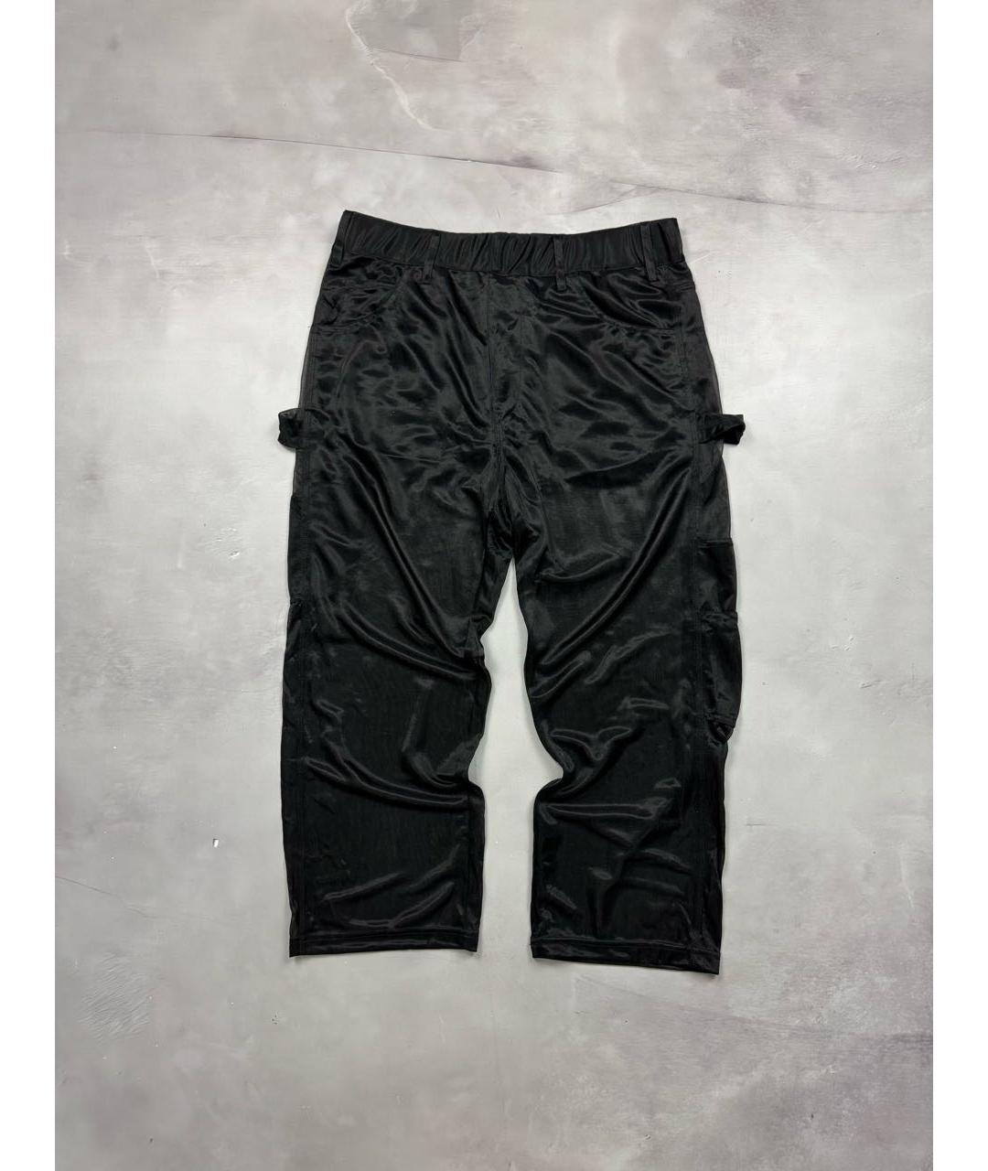MM6 MAISON MARGIELA Черные нейлоновые бриджи, фото 9